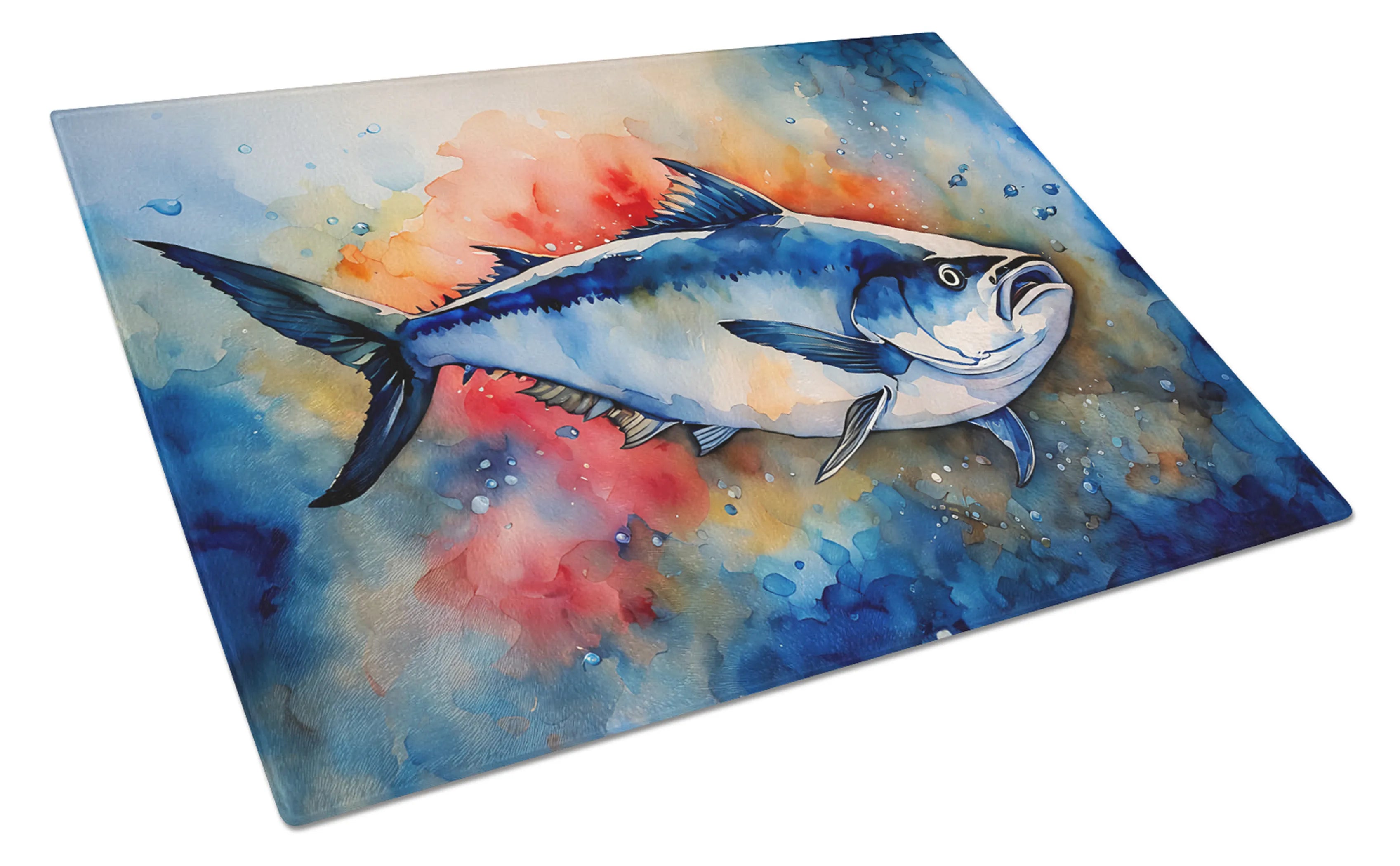 Nautical Collection Glass Cutting Board - Size: LARGE | Pack Of: 1 | Collection name: Nautical collection