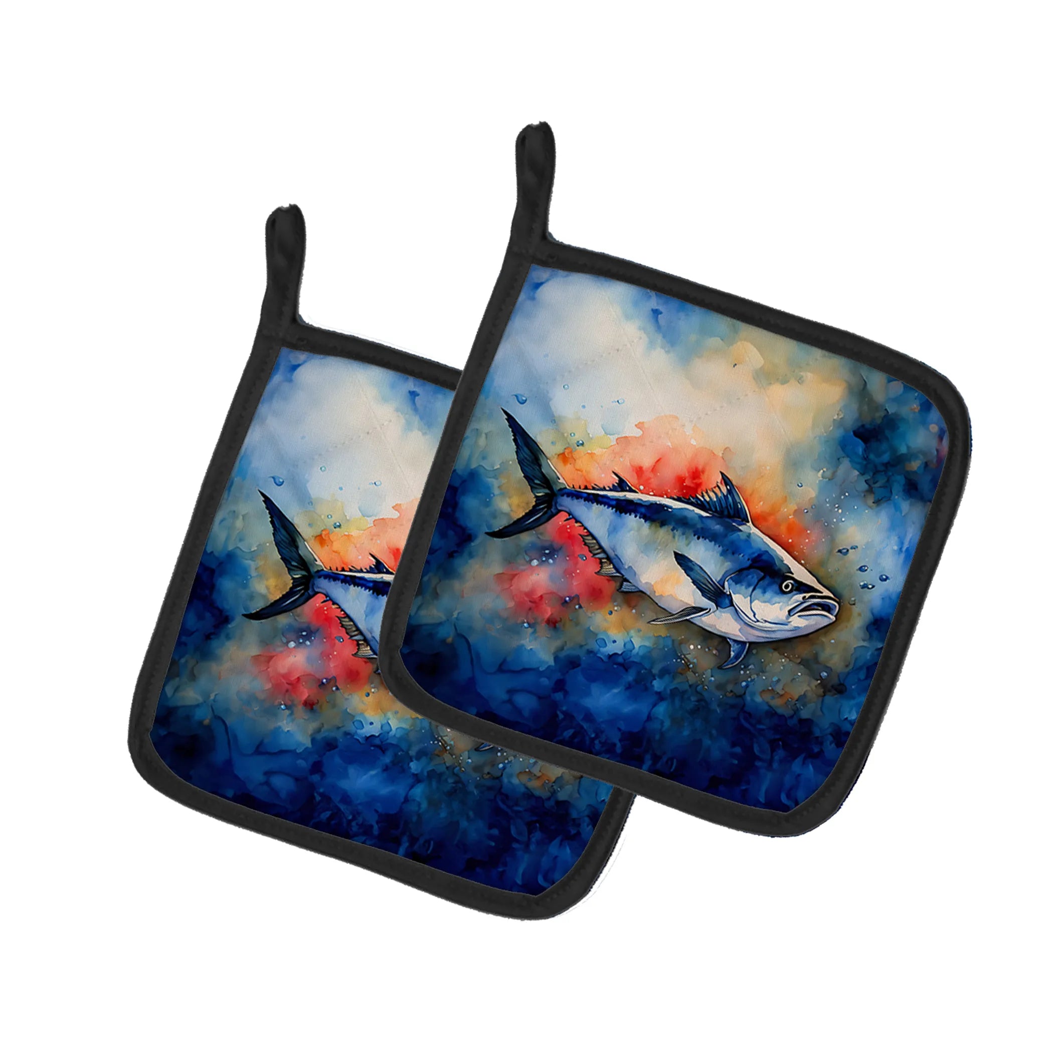 Nautical Collection Pair of Pot Holders - Size: 7.5HX7.5W | Pack Of: 1 | Collection name: Nautical collection