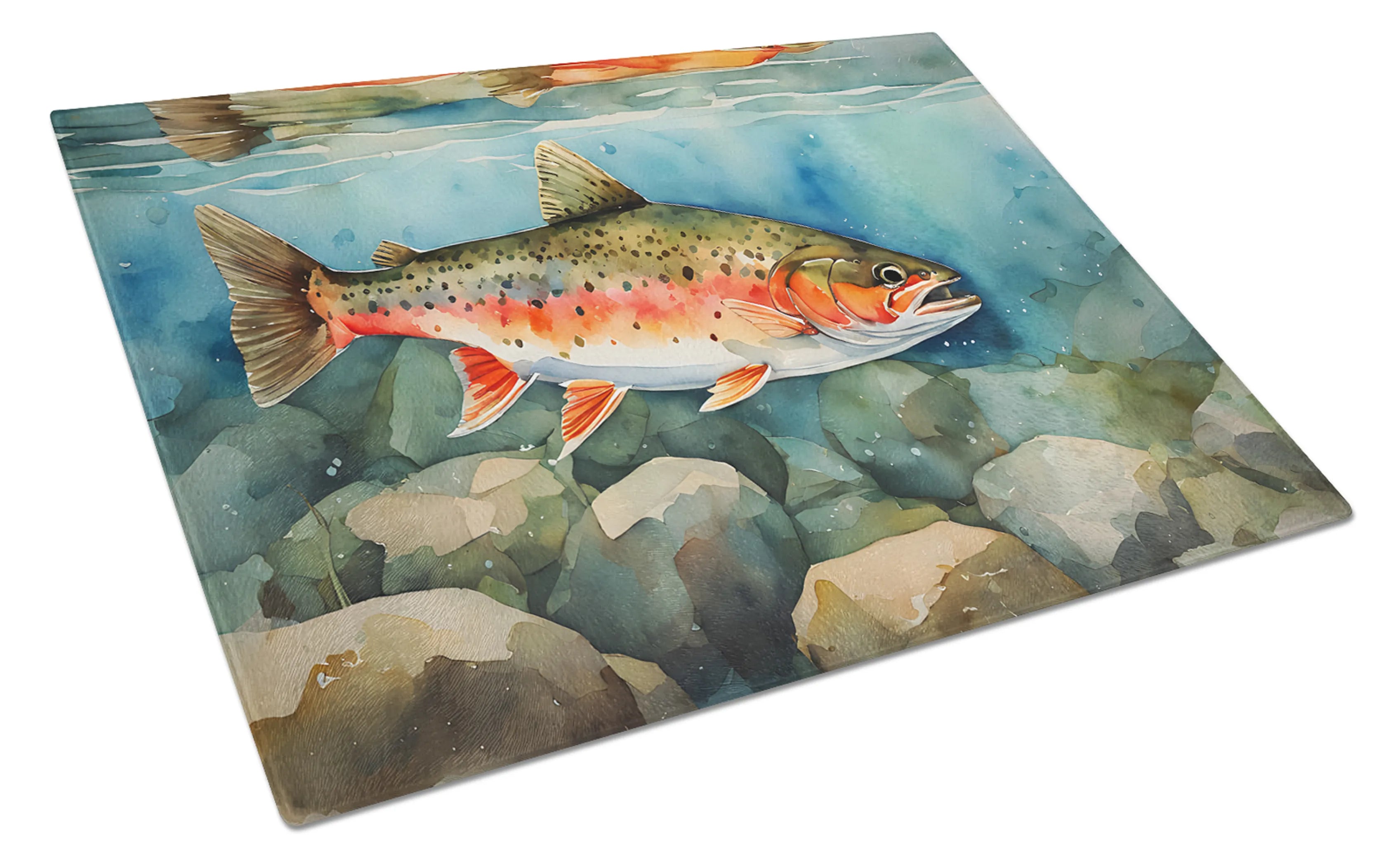 Nautical Collection Glass Cutting Board - Size: LARGE | Pack Of: 1 | Collection name: Nautical collection