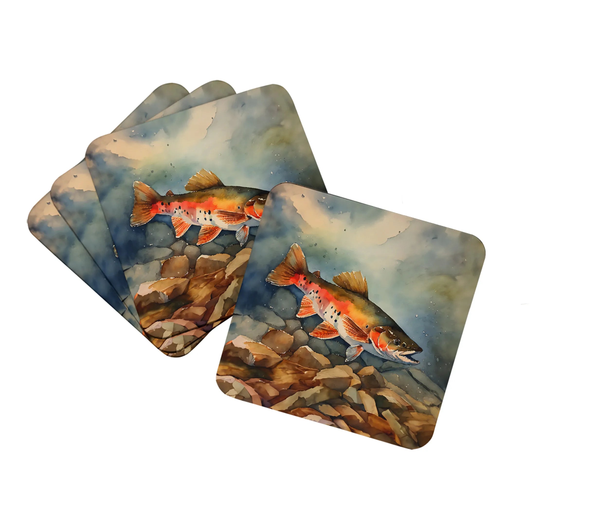 Nautical Collection Foam Coasters - Size: 3.5 | Pack Of: 1 | Collection name: Nautical collection