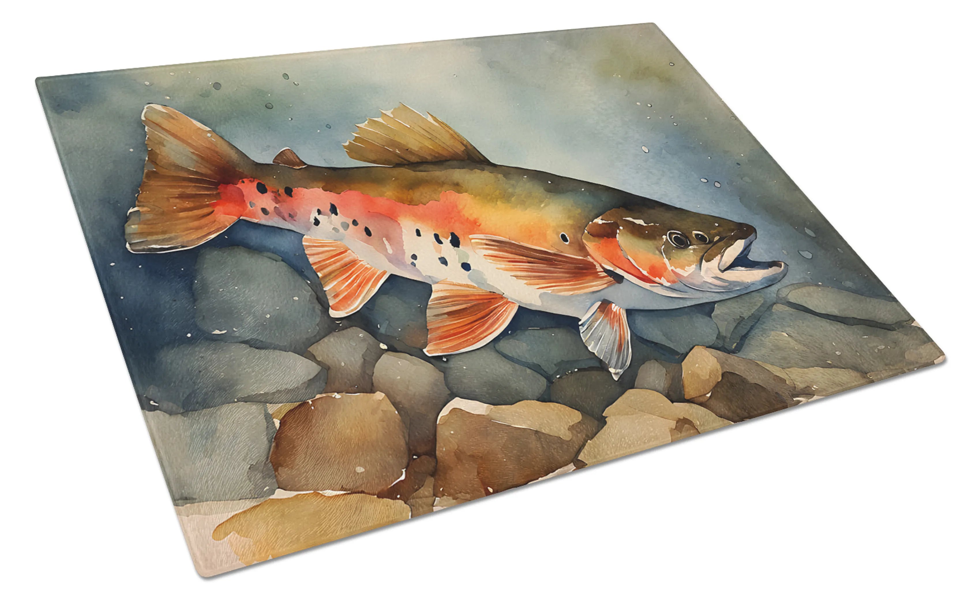 Nautical Collection Glass Cutting Board - Size: LARGE | Pack Of: 1 | Collection name: Nautical collection
