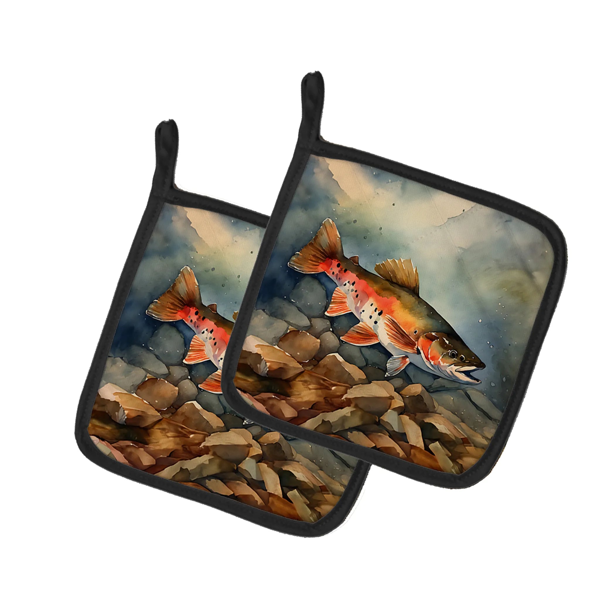 Nautical Collection Pair of Pot Holders - Size: 7.5HX7.5W | Pack Of: 1 | Collection name: Nautical collection