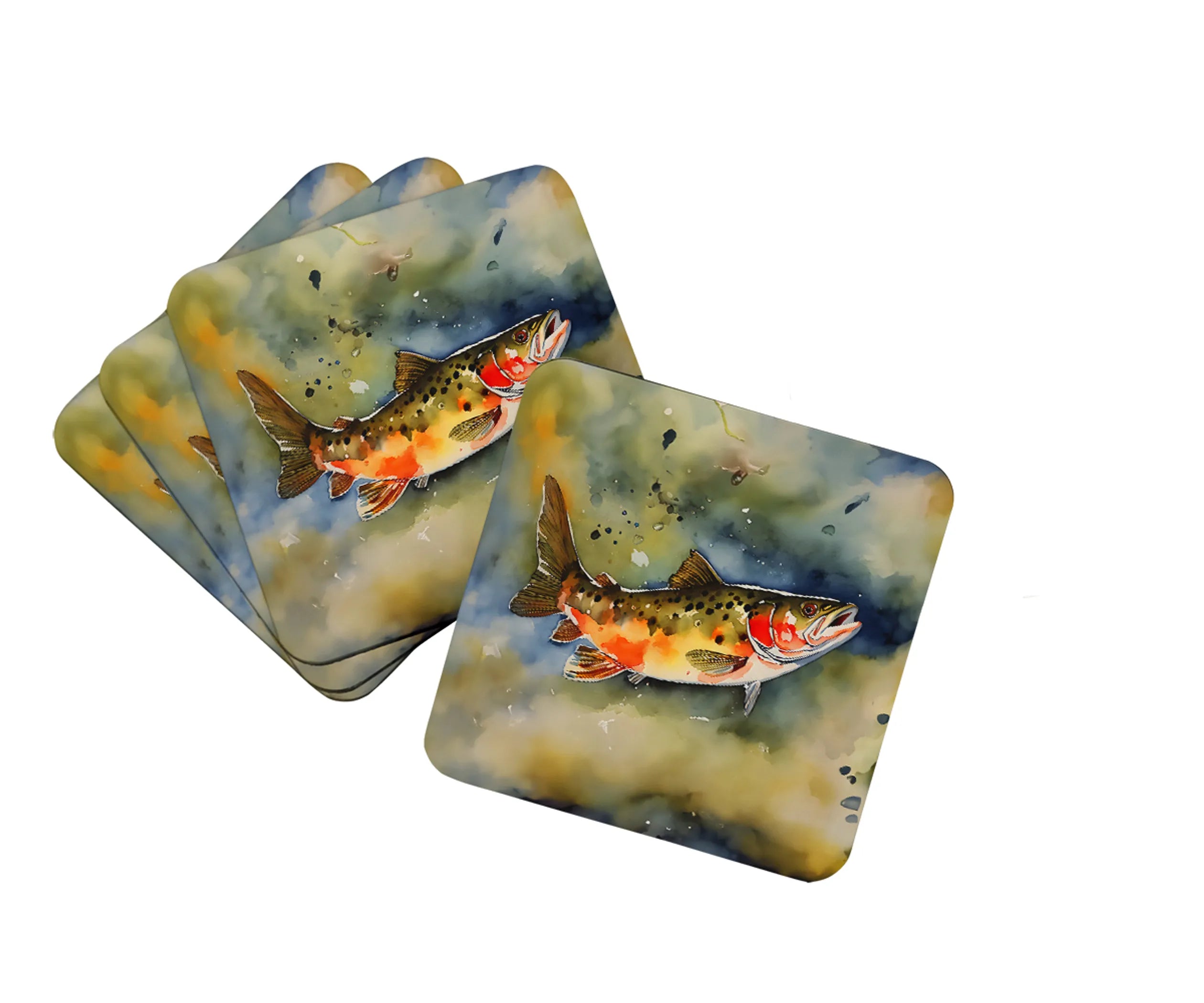 Nautical Collection Foam Coasters - Size: 3.5 | Pack Of: 1 | Collection name: Nautical collection