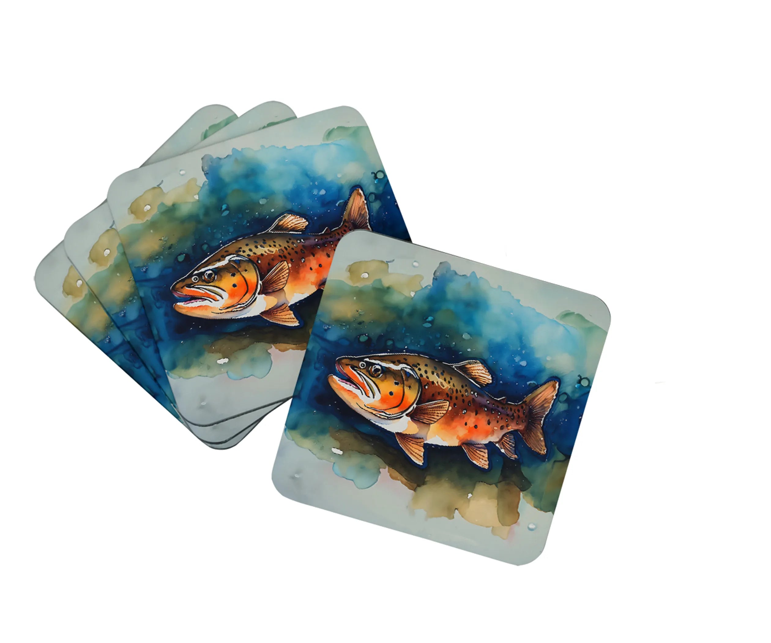 Nautical Collection Foam Coasters - Size: 3.5 | Pack Of: 1 | Collection name: Nautical collection