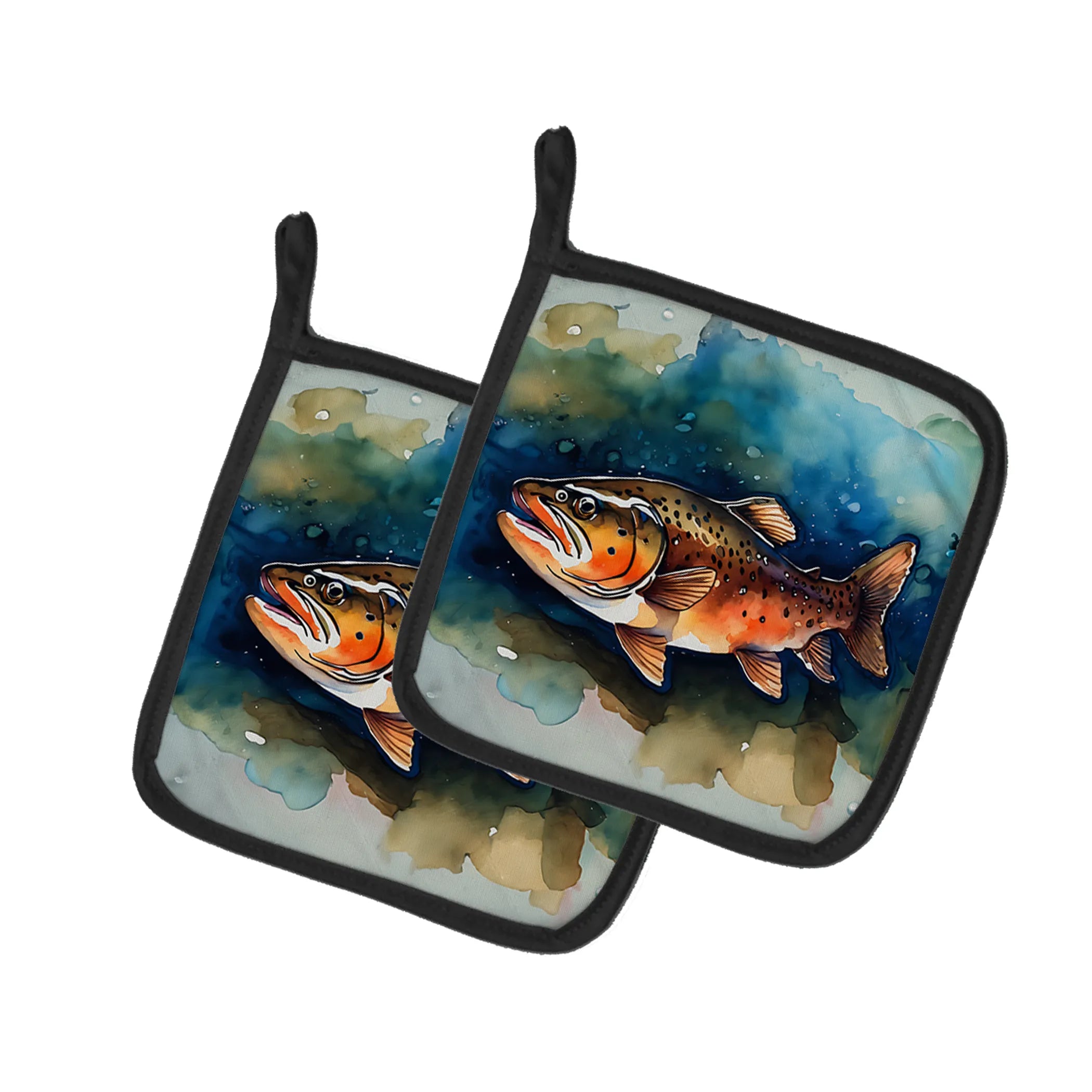 Nautical Collection Pair of Pot Holders - Size: 7.5HX7.5W | Pack Of: 1 | Collection name: Nautical collection