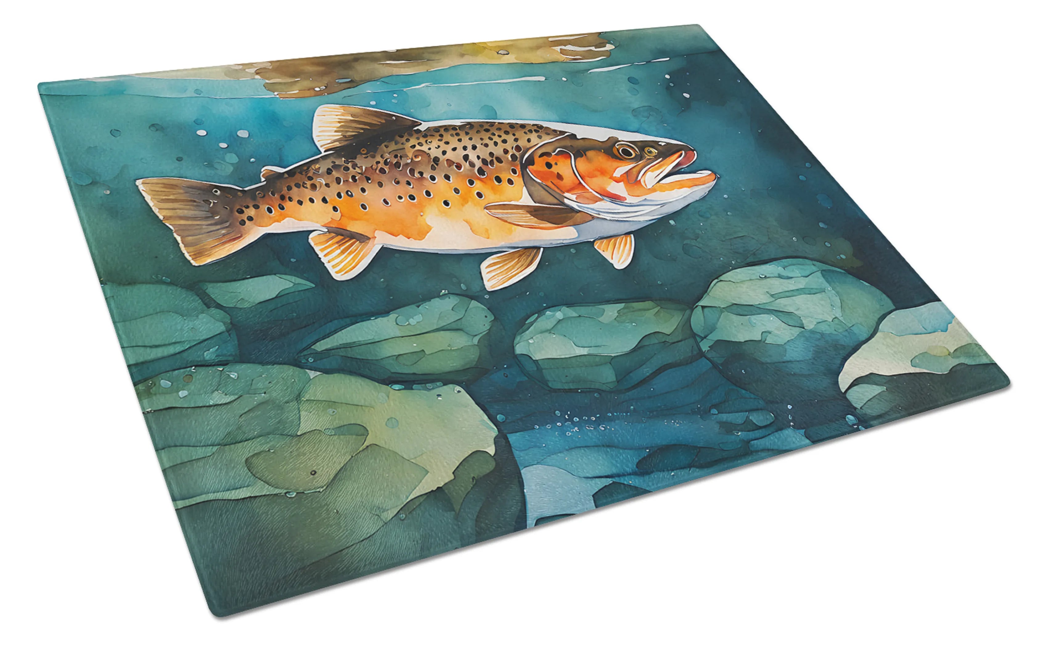 Nautical Collection Glass Cutting Board - Size: LARGE | Pack Of: 1 | Collection name: Nautical collection