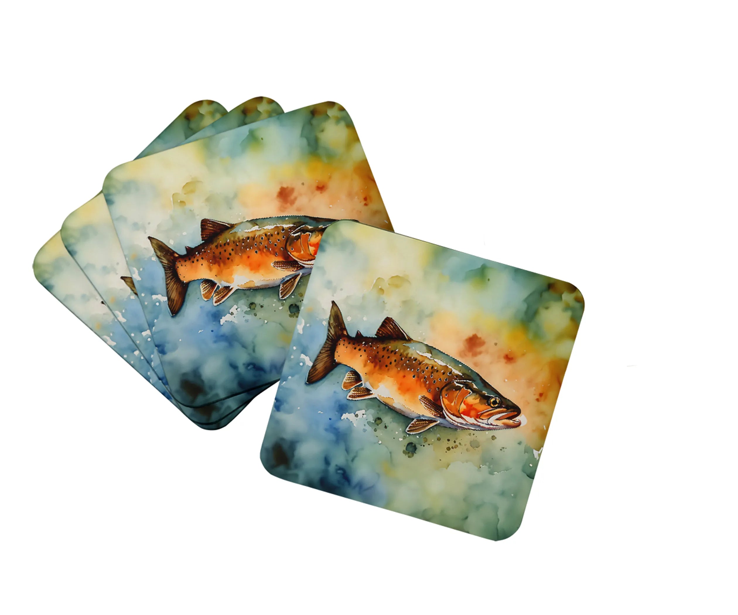 Nautical Collection Foam Coasters - Size: 3.5 | Pack Of: 1 | Collection name: Nautical collection