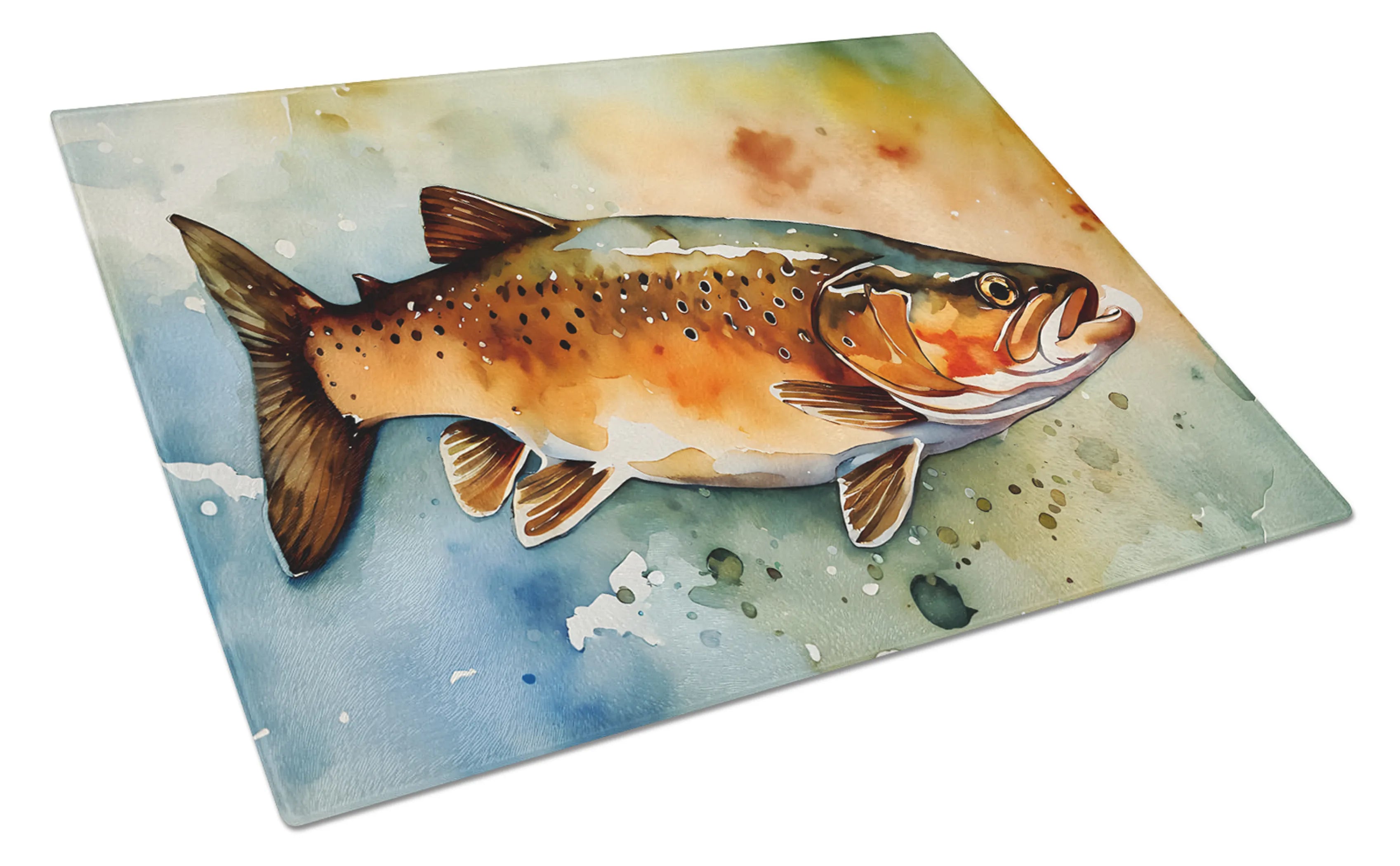 Nautical Collection Glass Cutting Board - Size: LARGE | Pack Of: 1 | Collection name: Nautical collection