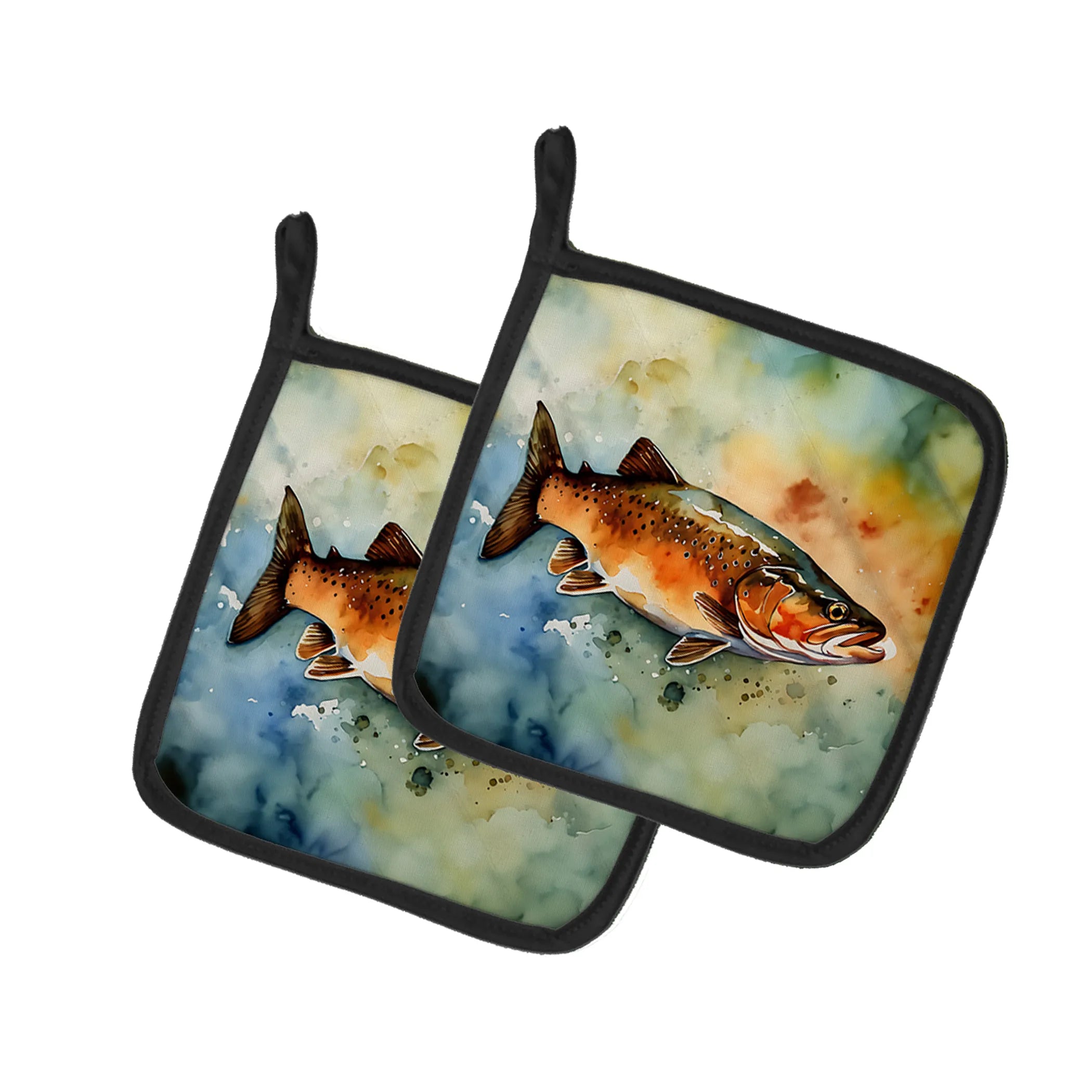 Nautical Collection Pair of Pot Holders - Size: 7.5HX7.5W | Pack Of: 1 | Collection name: Nautical collection
