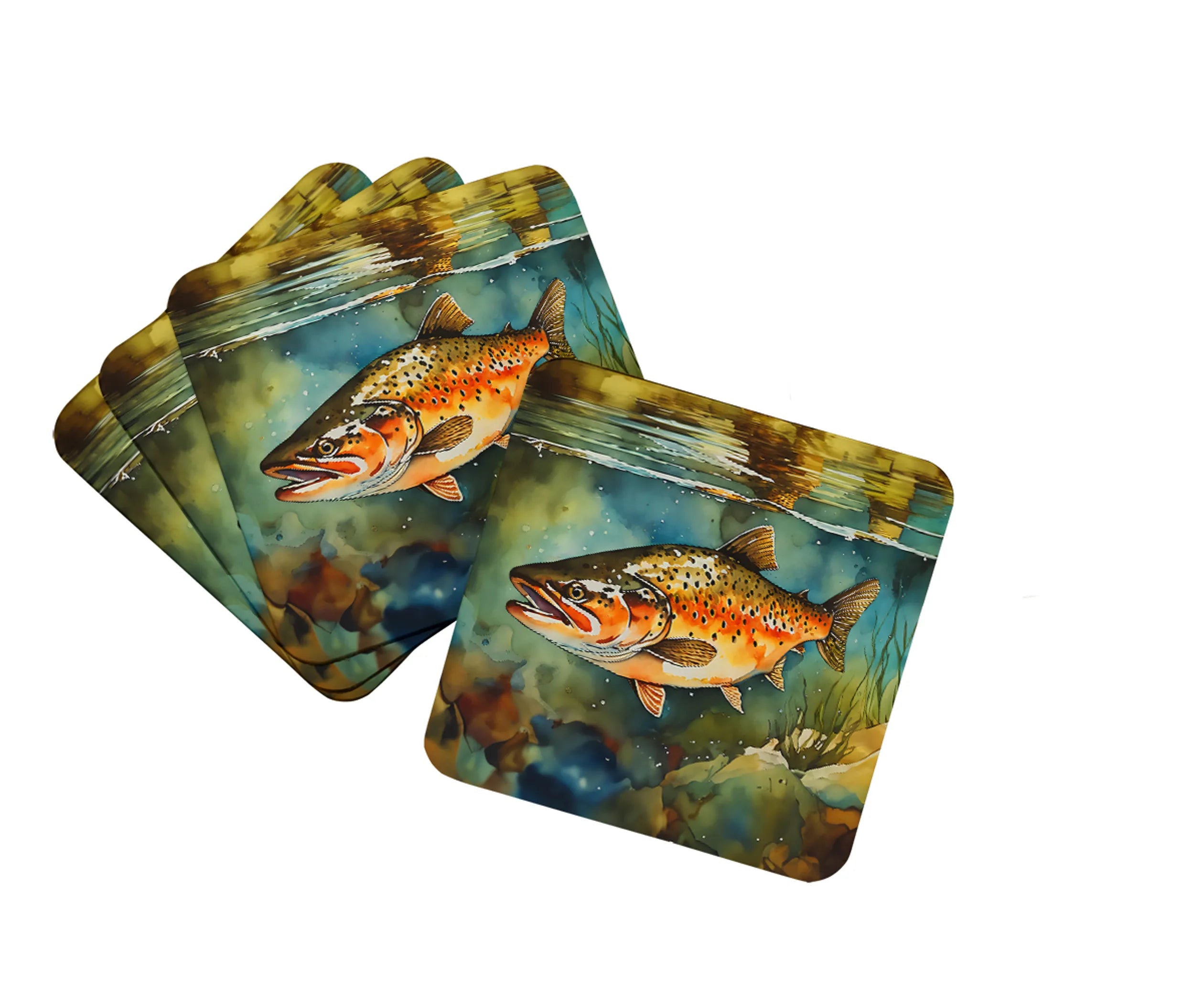 Nautical Collection Foam Coasters - Size: 3.5 | Pack Of: 1 | Collection name: Nautical collection