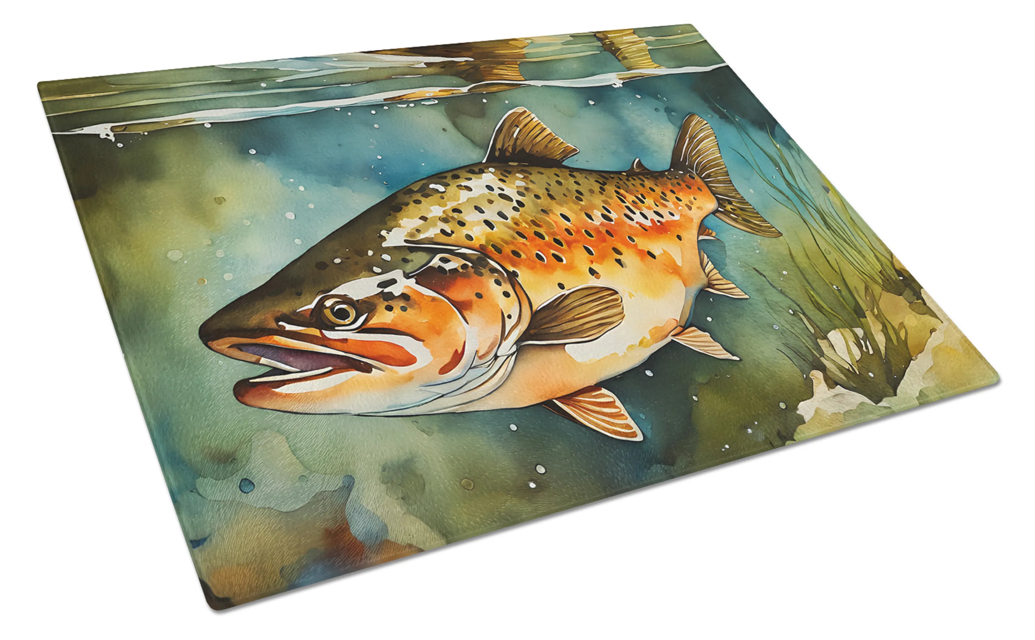 Nautical Collection Glass Cutting Board - Size: LARGE | Pack Of: 1 | Collection name: Nautical collection