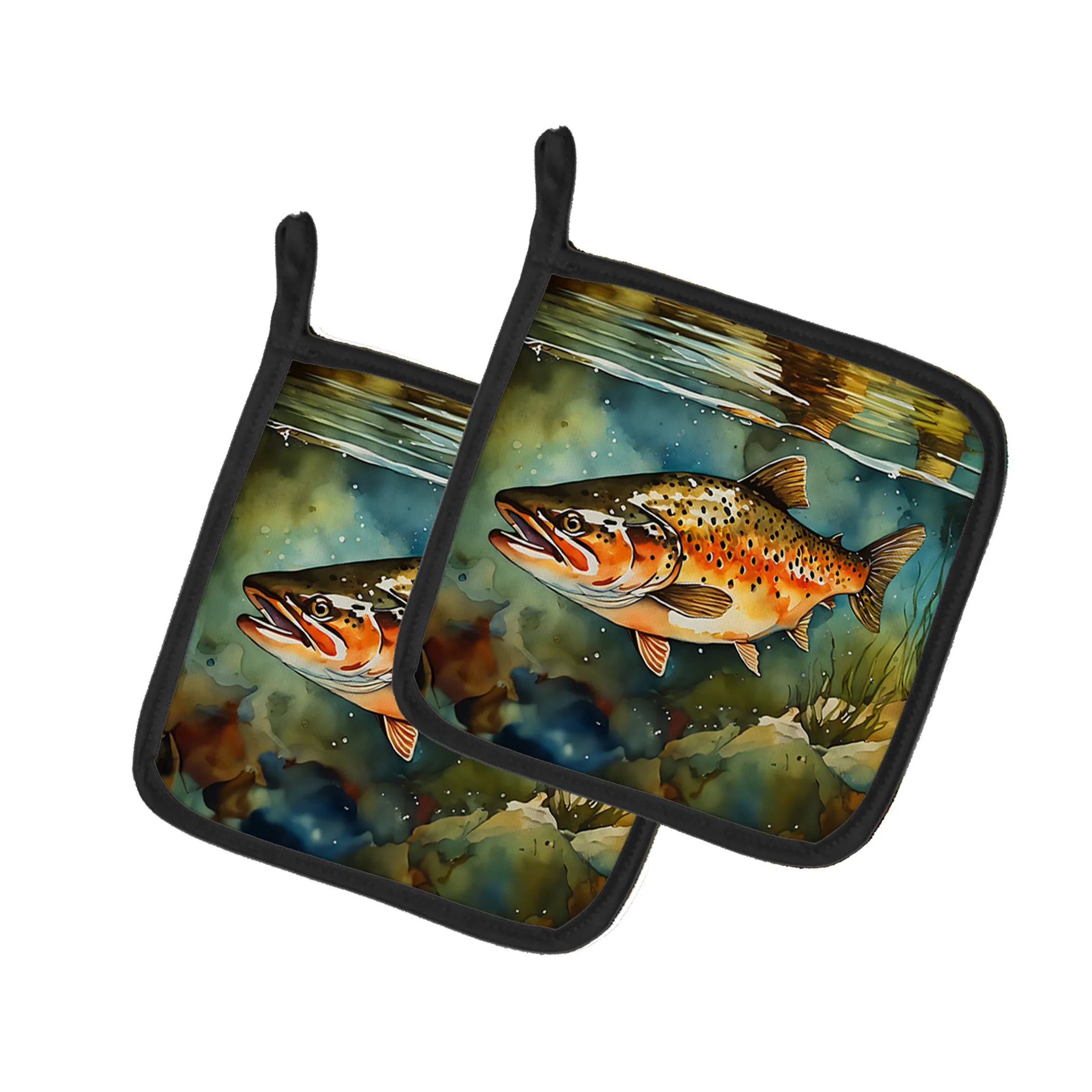 Nautical Collection Pair of Pot Holders - Size: 7.5HX7.5W | Pack Of: 1 | Collection name: Nautical collection