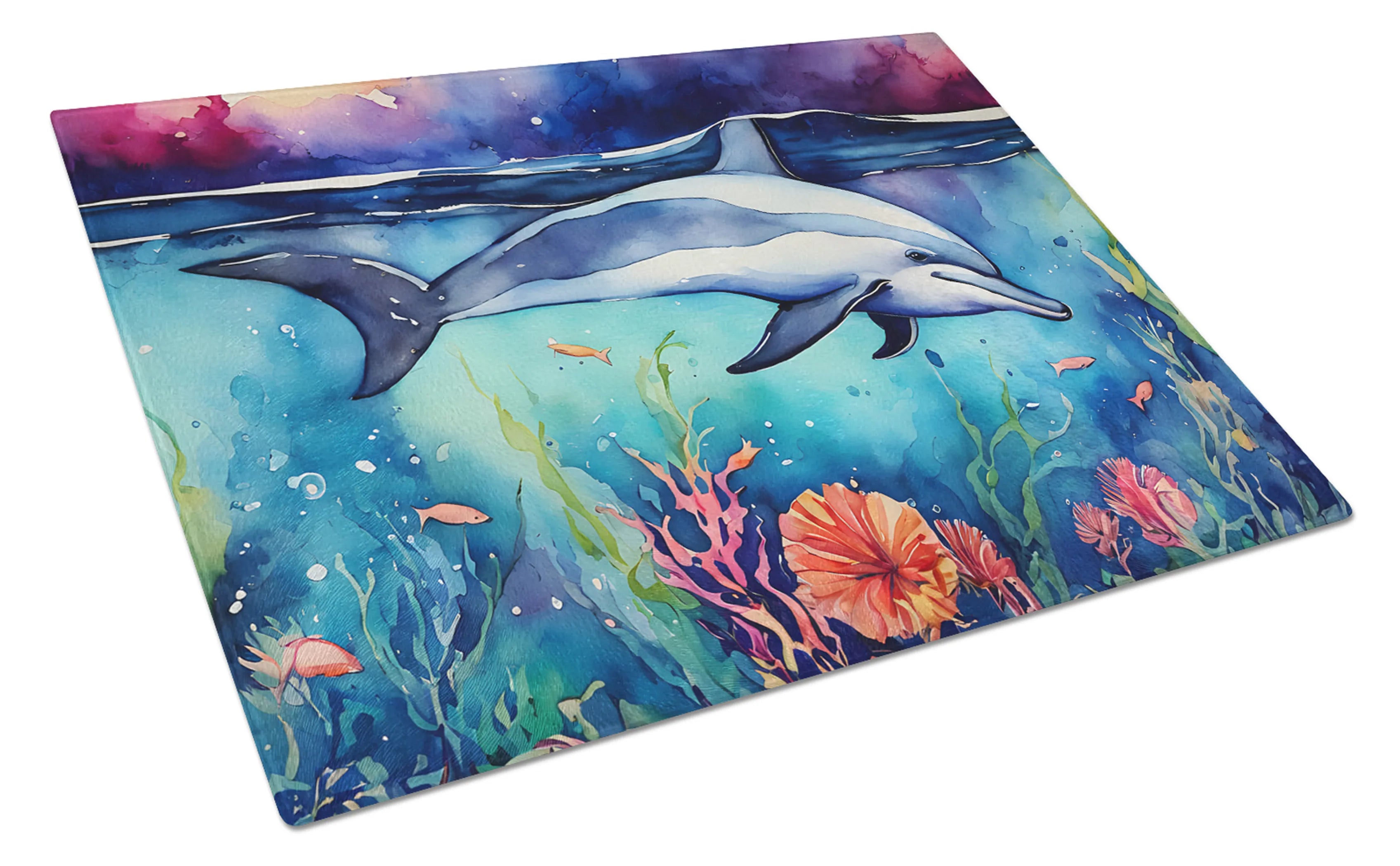 Nautical Collection Glass Cutting Board - Size: LARGE | Pack Of: 1 | Collection name: Nautical collection