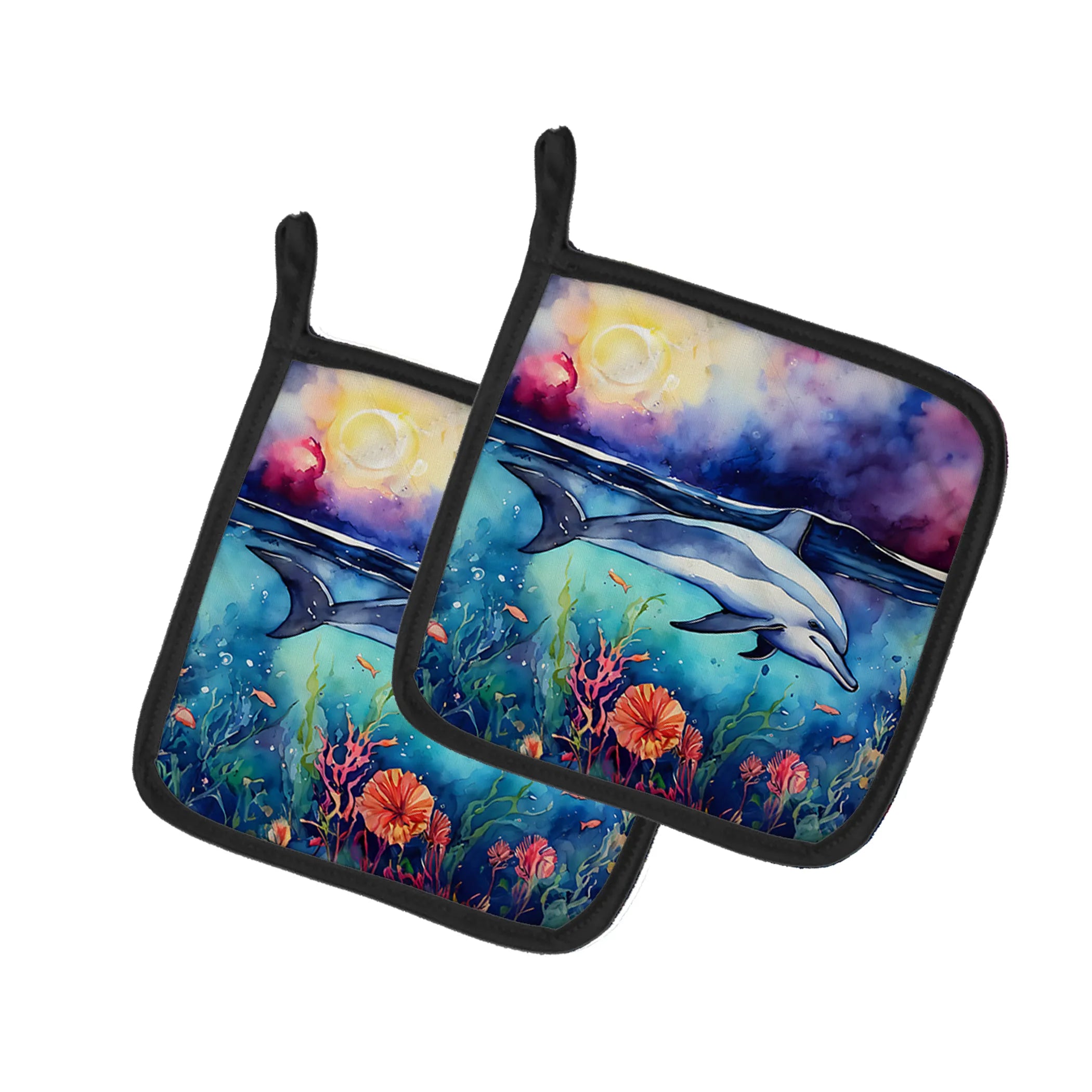 Nautical Collection Pair of Pot Holders - Size: 7.5HX7.5W | Pack Of: 1 | Collection name: Nautical collection