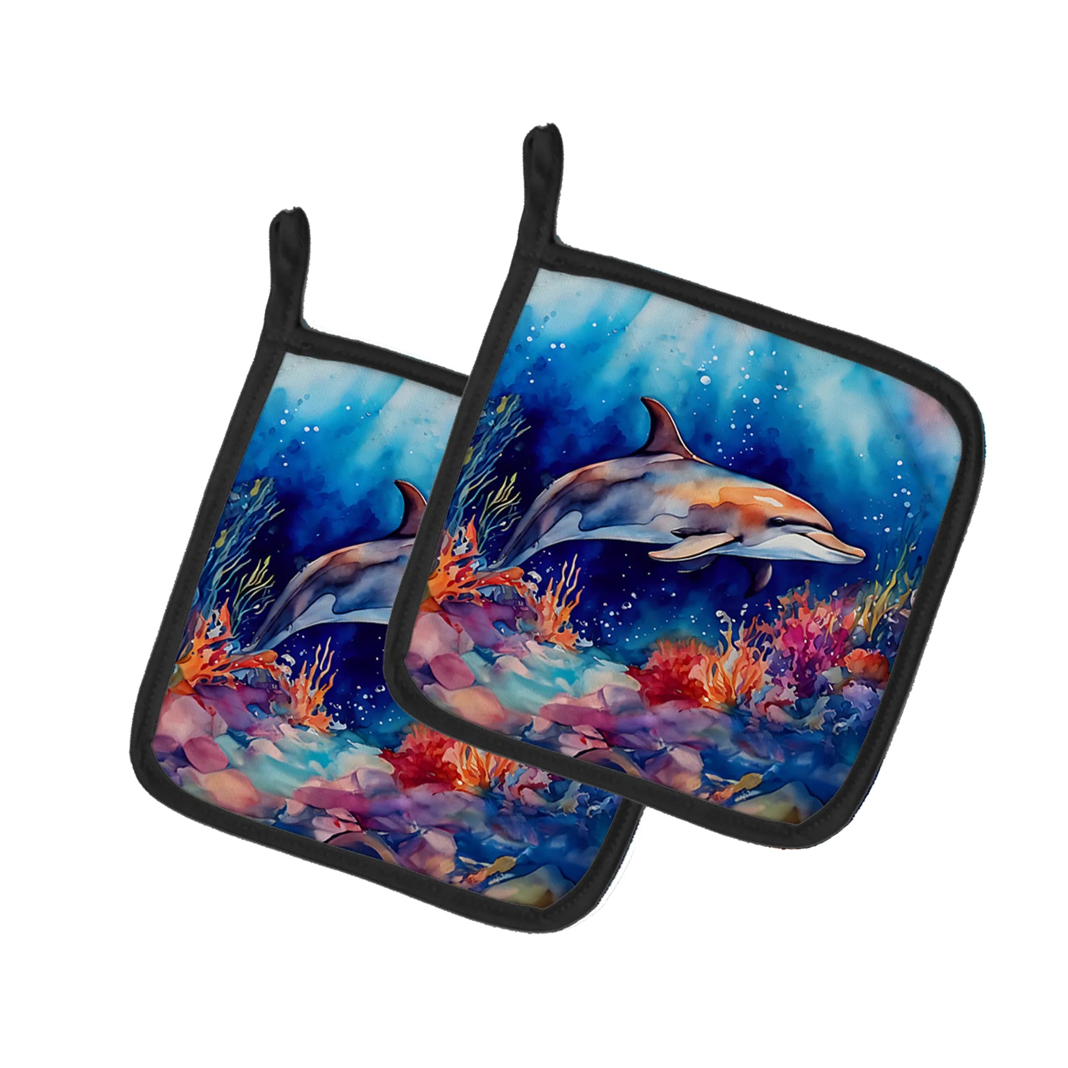 Nautical Collection Pair of Pot Holders - Size: 7.5HX7.5W | Pack Of: 1 | Collection name: Nautical collection