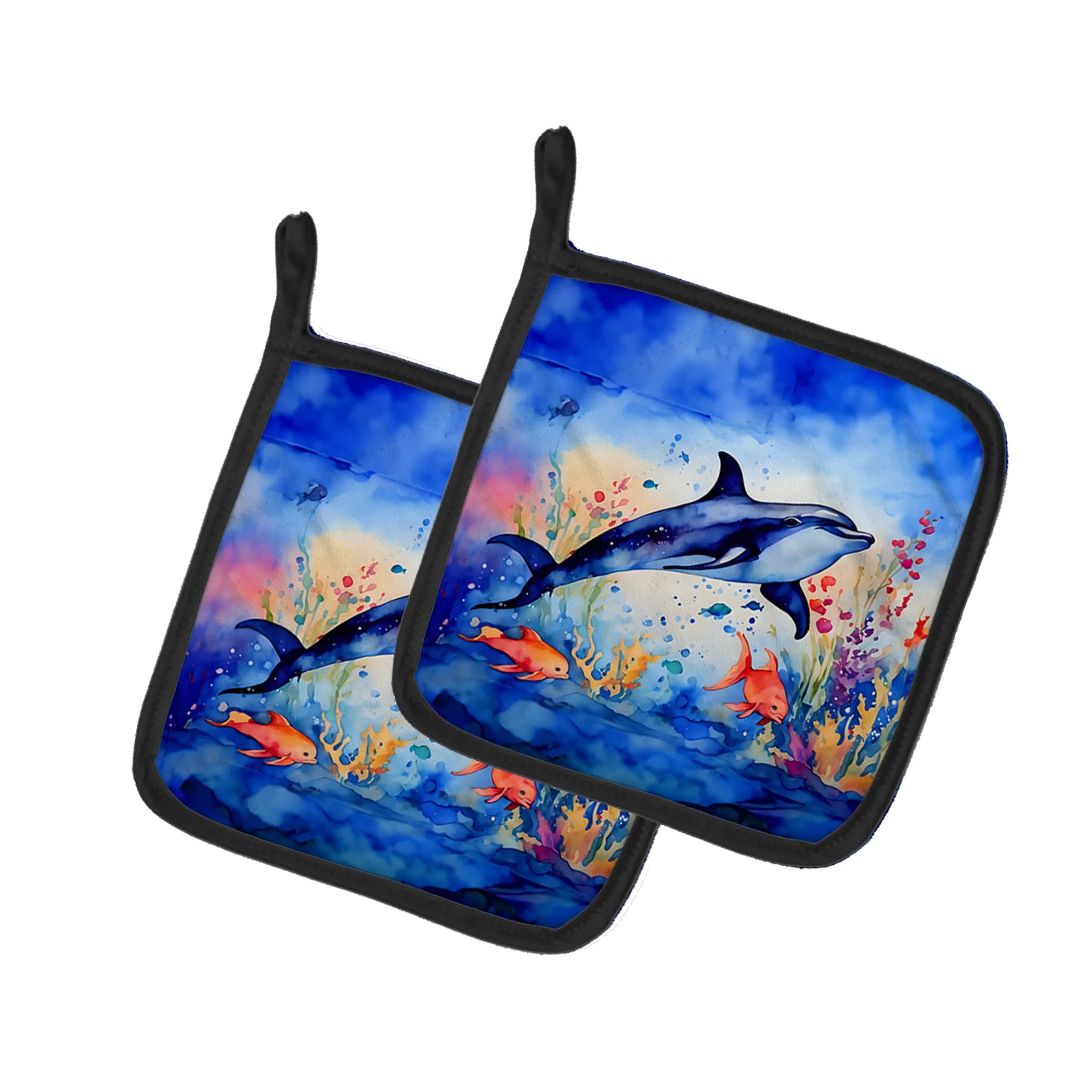 Nautical Collection Pair of Pot Holders - Size: 7.5HX7.5W | Pack Of: 1 | Collection name: Nautical collection