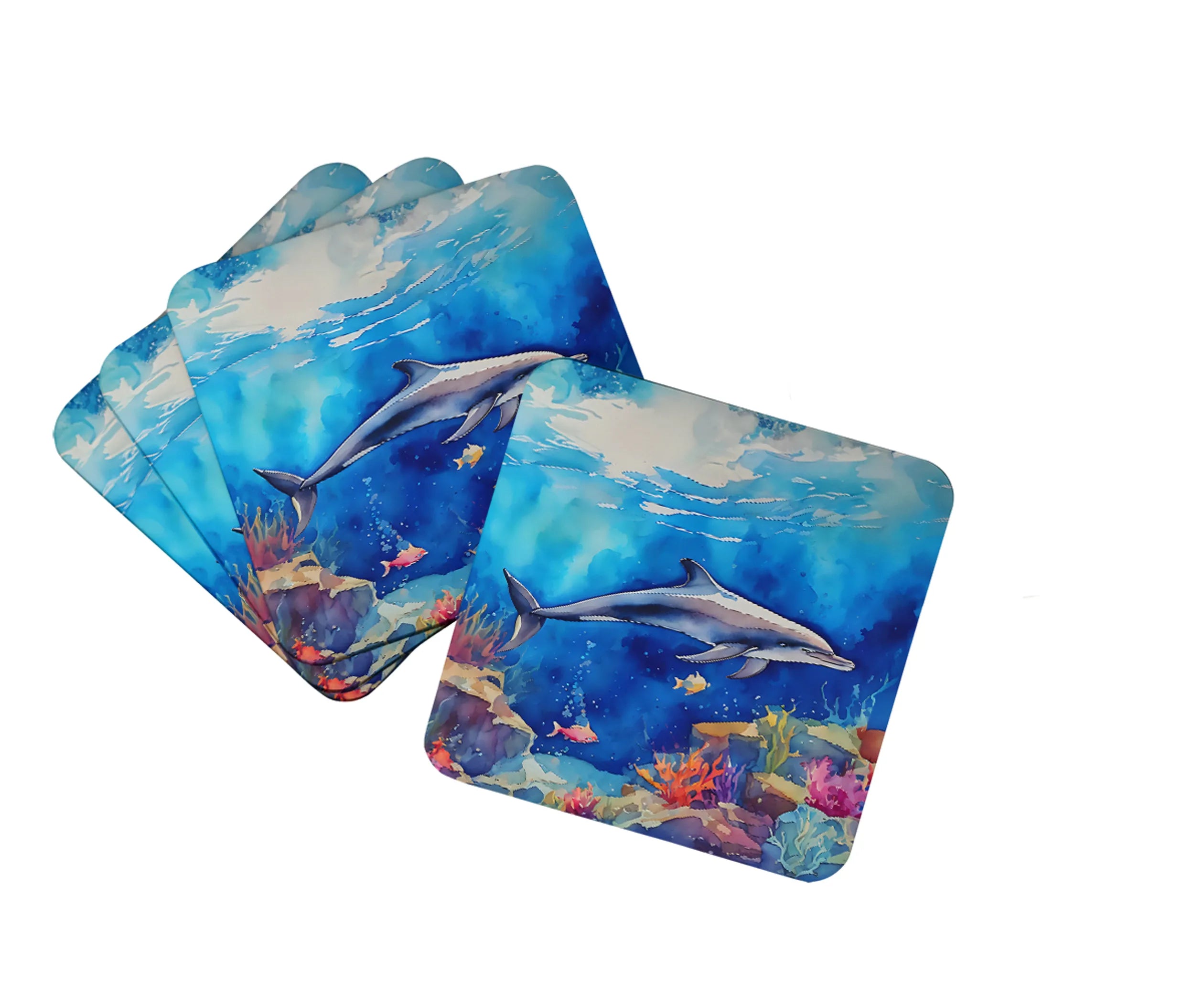 Nautical Collection Foam Coasters - Size: 3.5 | Pack Of: 1 | Collection name: Nautical collection