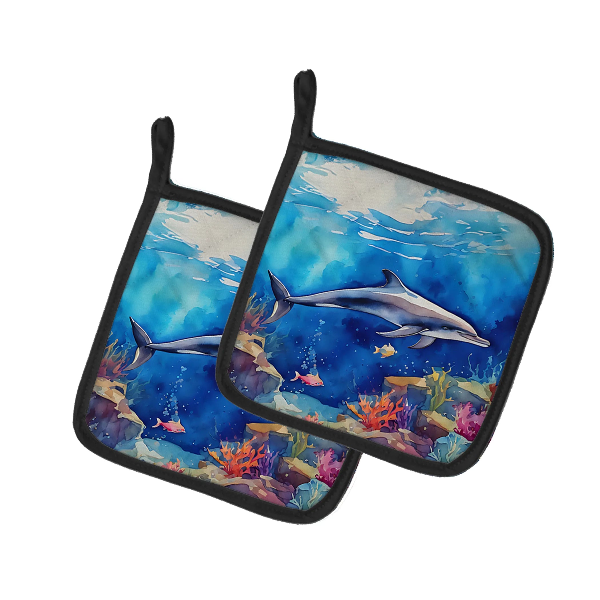 Nautical Collection Pair of Pot Holders - Size: 7.5HX7.5W | Pack Of: 1 | Collection name: Nautical collection