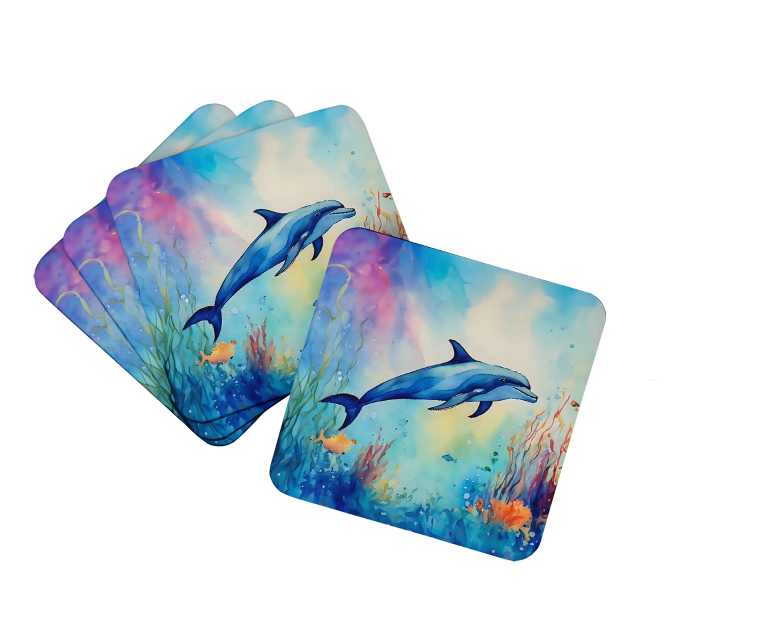 Nautical Collection Foam Coasters - Size: 3.5 | Pack Of: 1 | Collection name: Nautical collection