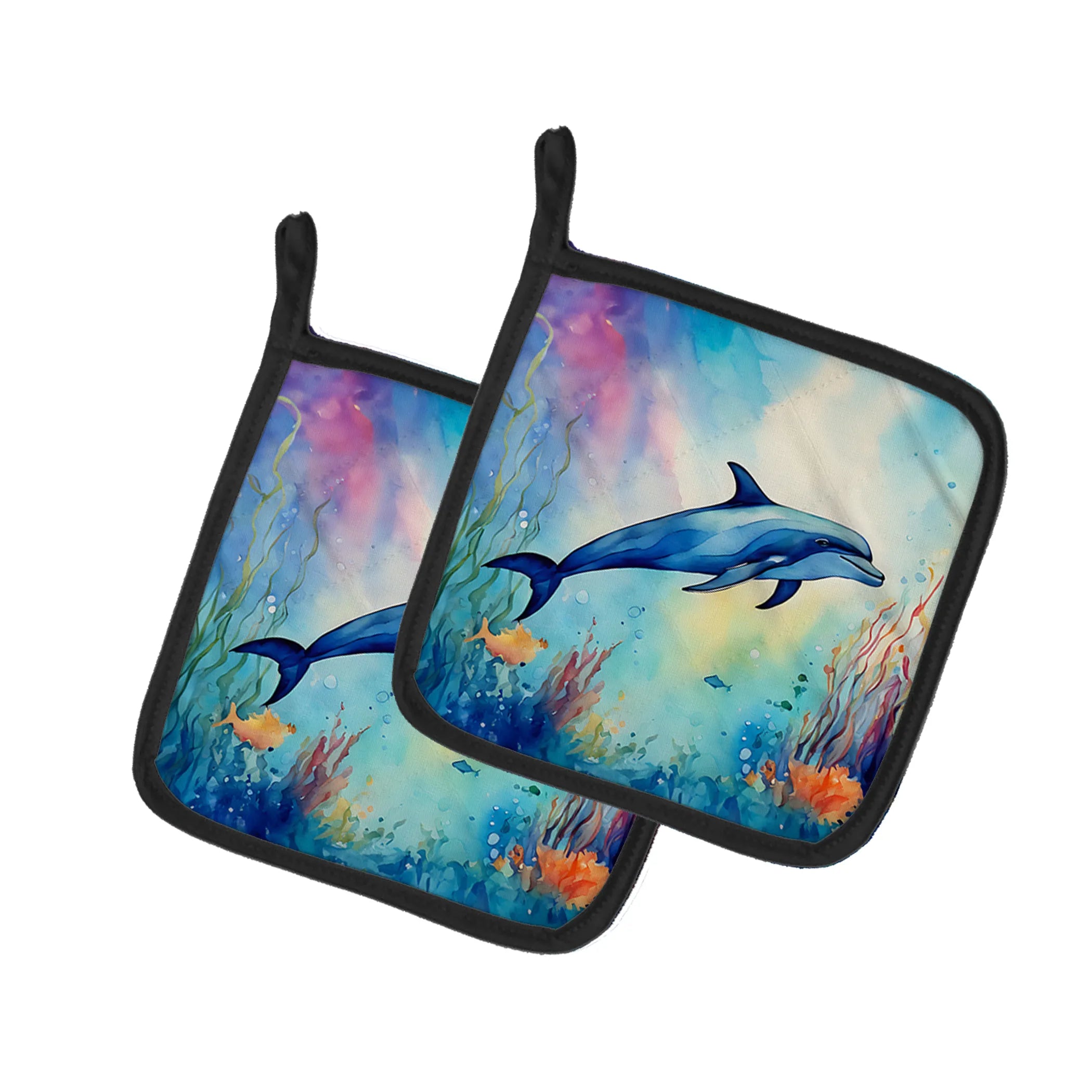 Nautical Collection Pair of Pot Holders - Size: 7.5HX7.5W | Pack Of: 1 | Collection name: Nautical collection