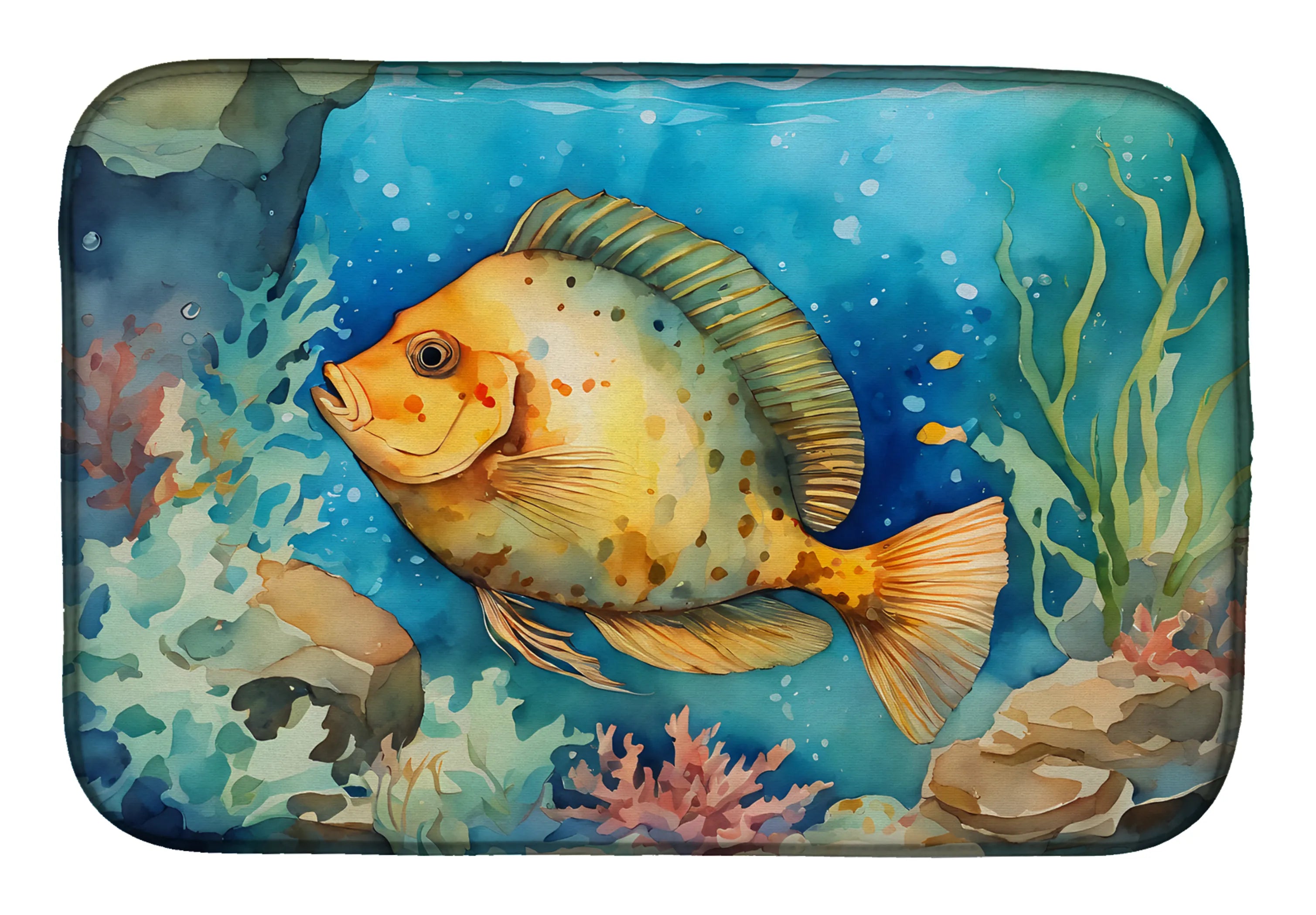 Nautical Collection Dish Drying Mat - Size: 14  X 21" | Pack Of: 1 | Collection name: Nautical collection