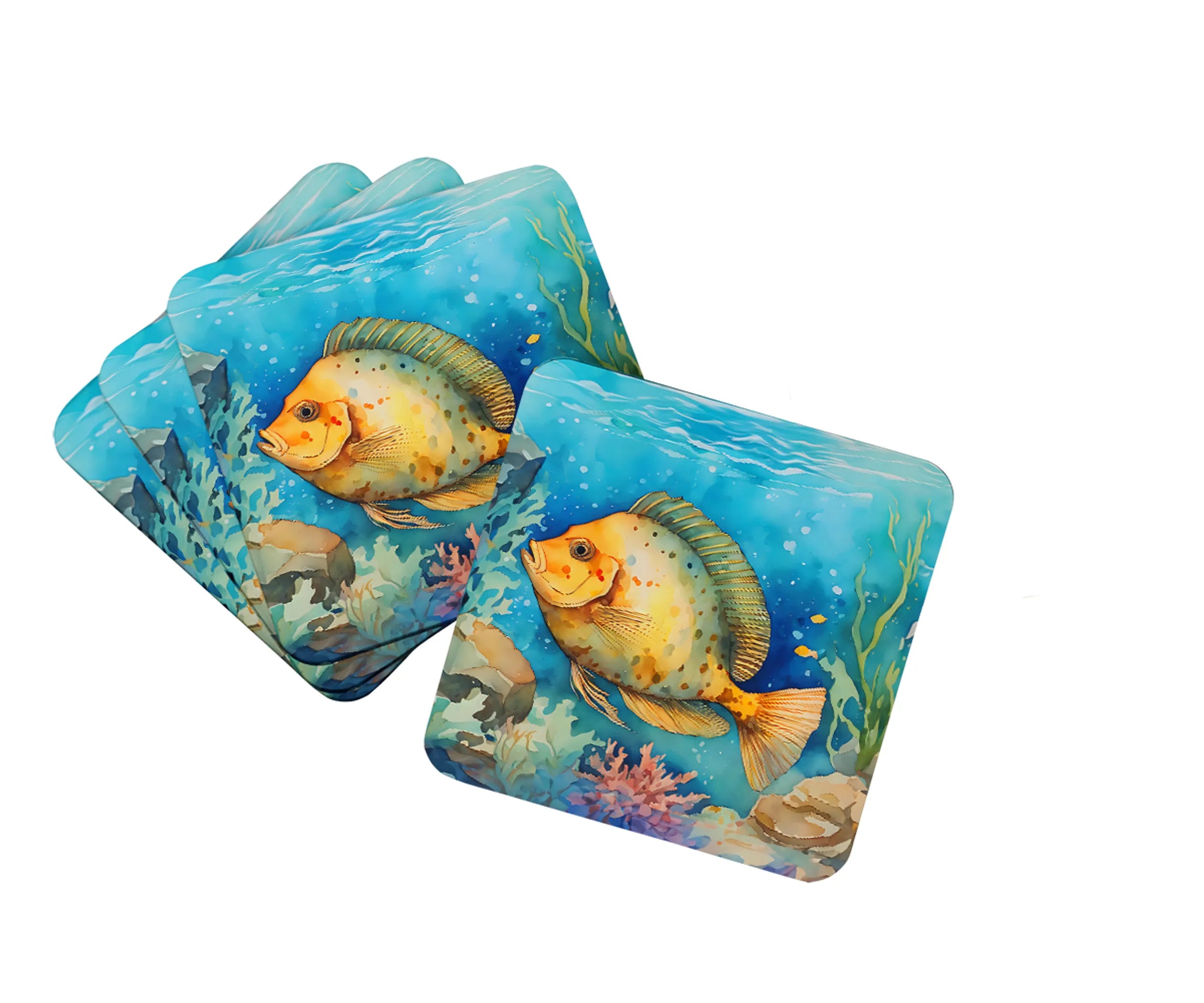 Nautical Collection Foam Coasters - Size: 3.5 | Pack Of: 1 | Collection name: Nautical collection