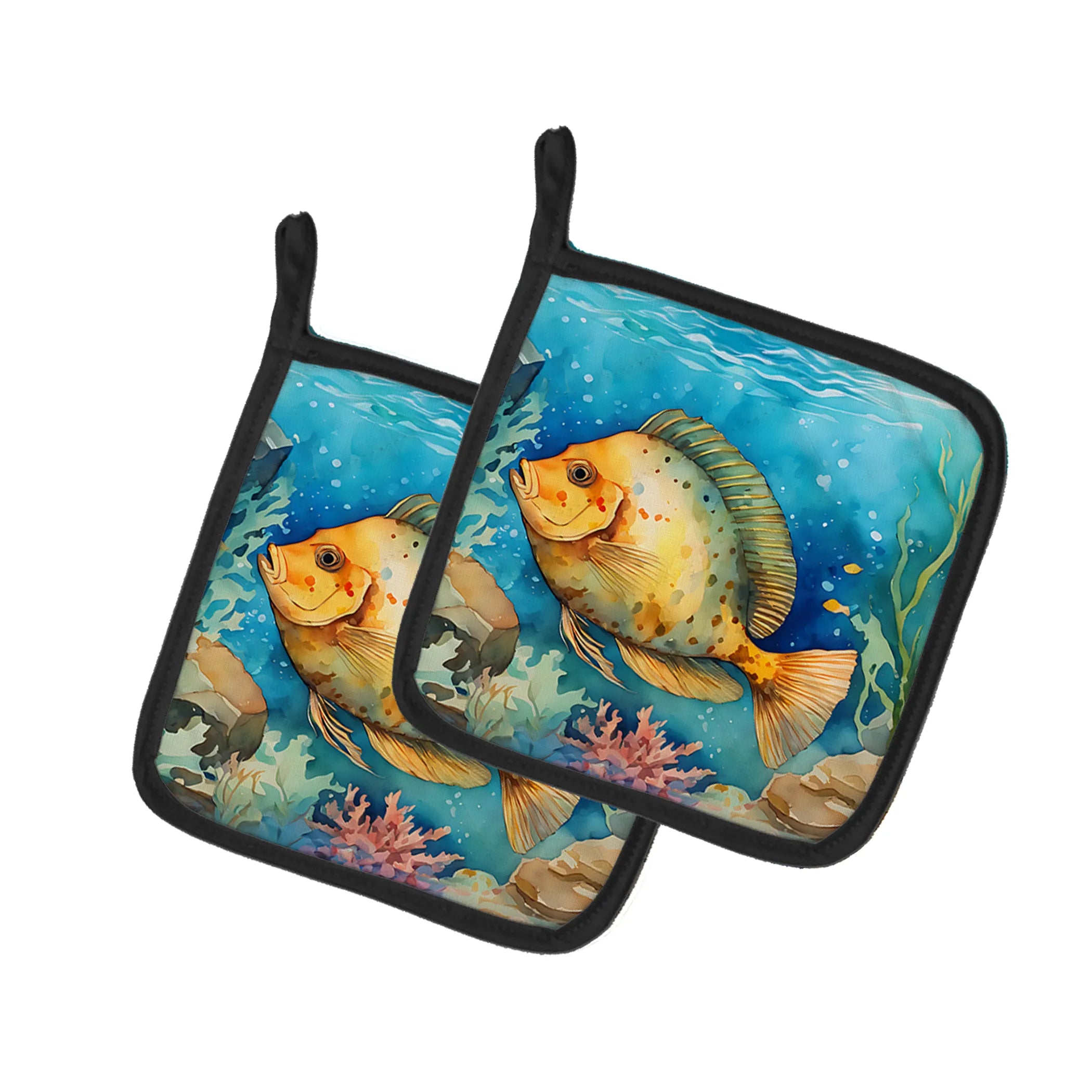 Nautical Collection Pair of Pot Holders - Size: 7.5HX7.5W | Pack Of: 1 | Collection name: Nautical collection