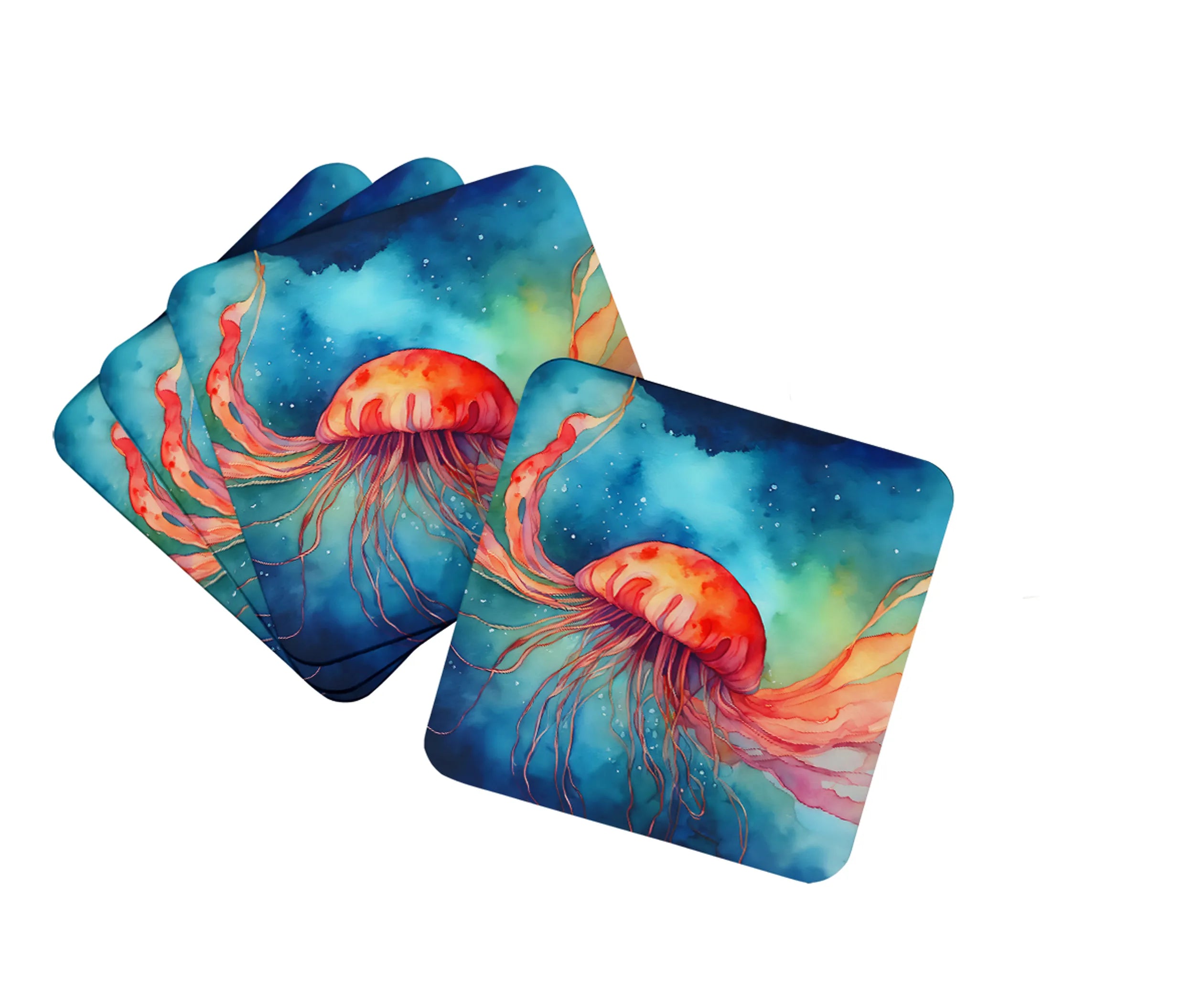 Nautical Collection Foam Coasters - Size: 3.5 | Pack Of: 1 | Collection name: Nautical collection