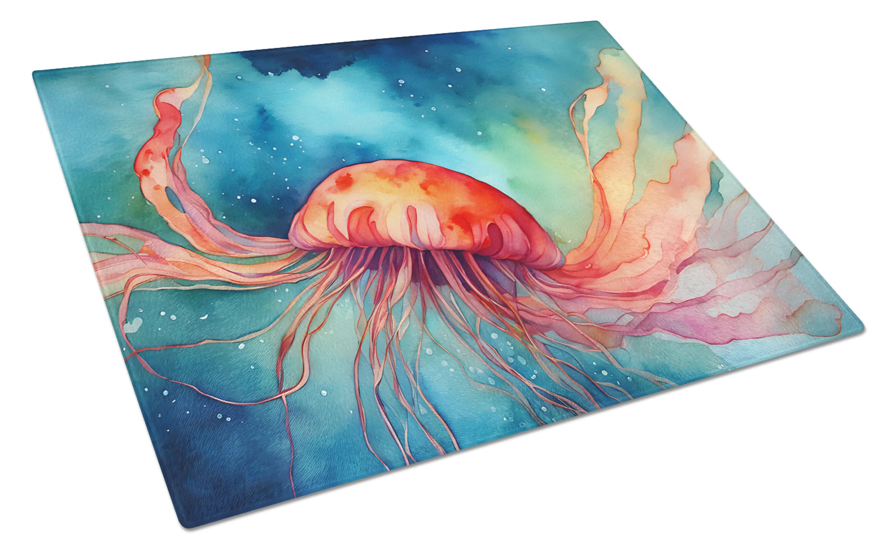 Nautical Collection Glass Cutting Board - Size: LARGE | Pack Of: 1 | Collection name: Nautical collection
