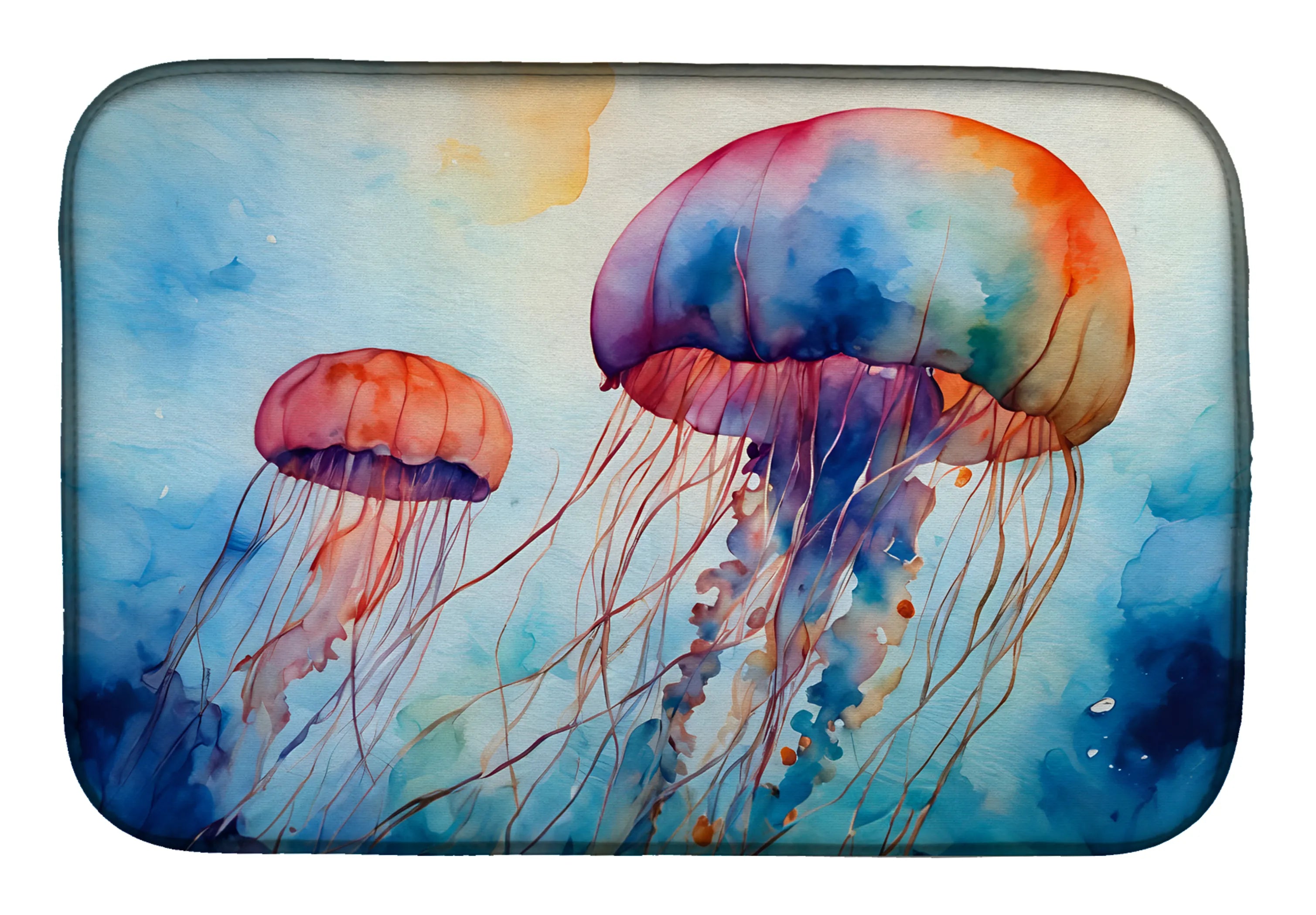 Nautical Collection Dish Drying Mat - Size: 14  X 21" | Pack Of: 1 | Collection name: Nautical collection