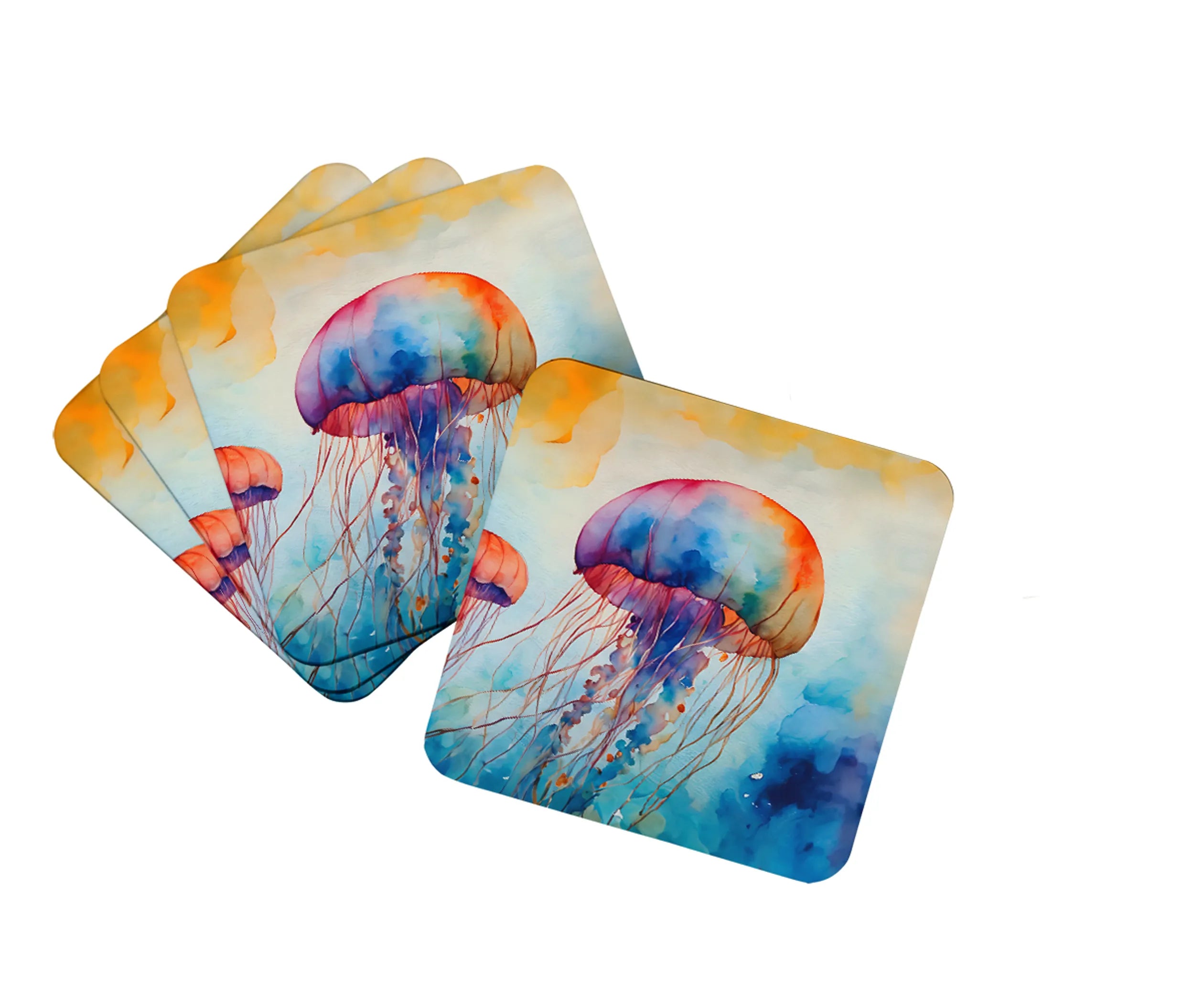 Nautical Collection Foam Coasters - Size: 3.5 | Pack Of: 1 | Collection name: Nautical collection