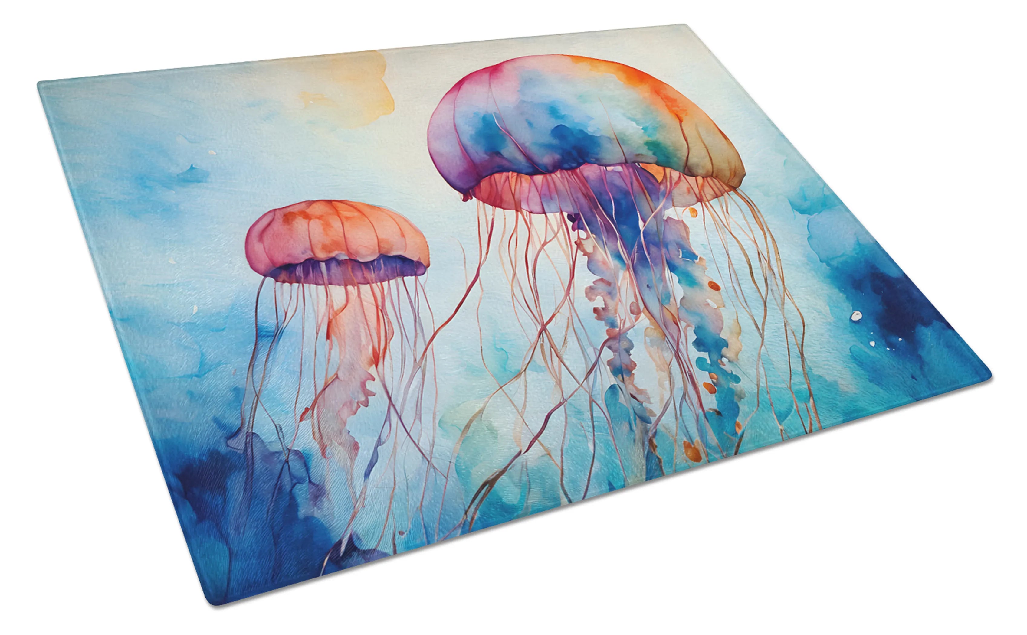 Nautical Collection Glass Cutting Board - Size: LARGE | Pack Of: 1 | Collection name: Nautical collection