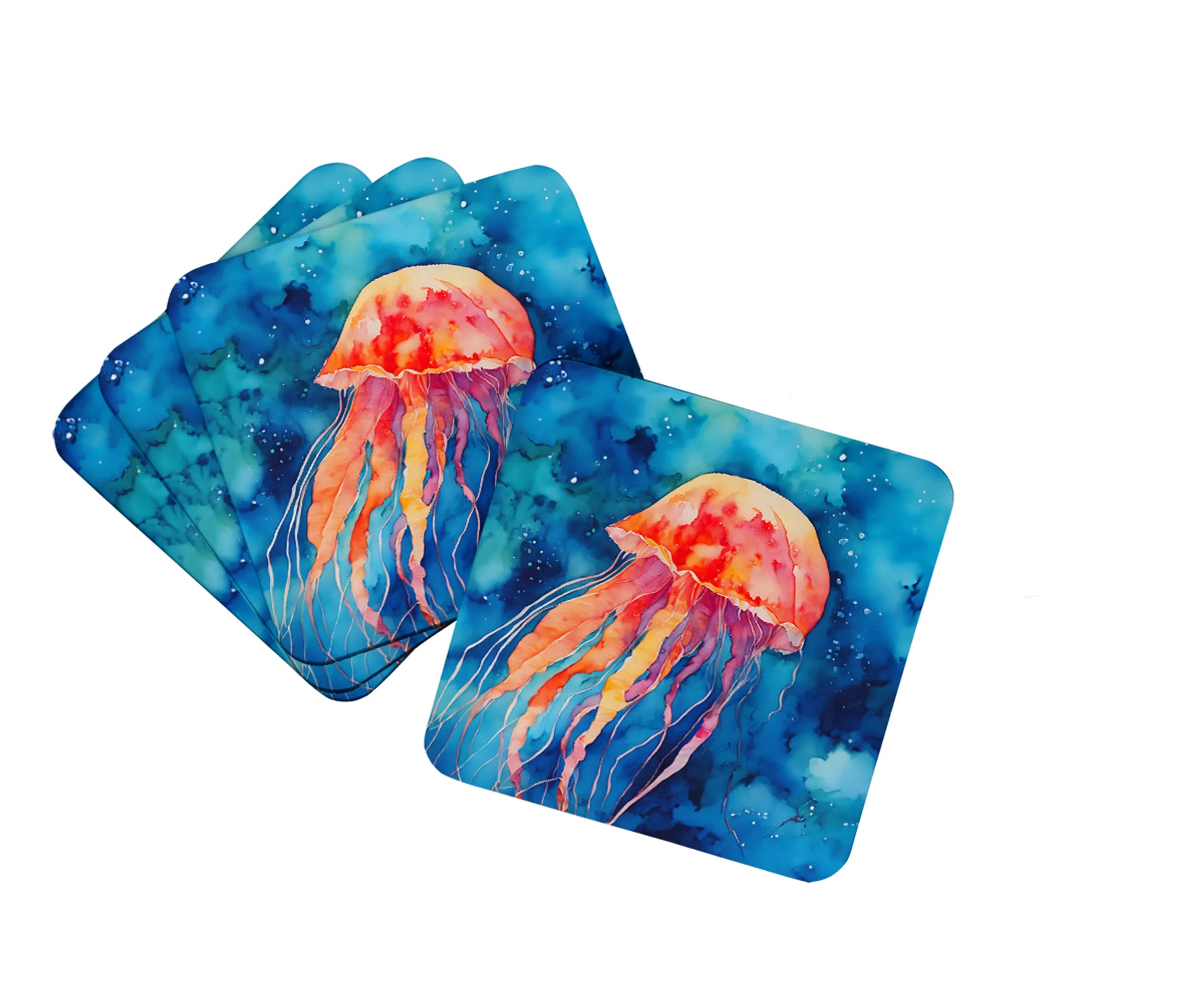 Nautical Collection Foam Coasters - Size: 3.5 | Pack Of: 1 | Collection name: Nautical collection