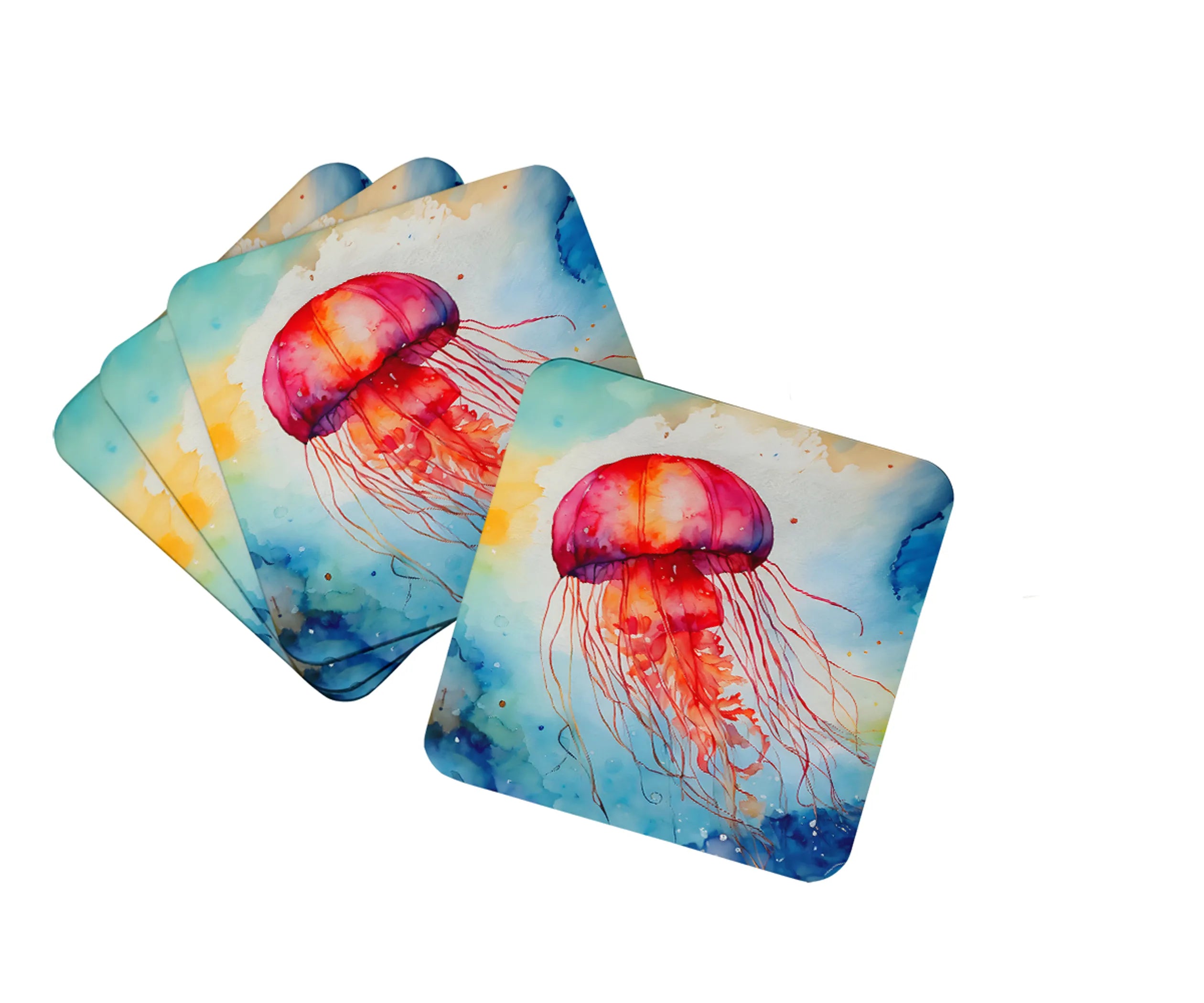 Nautical Collection Foam Coasters - Size: 3.5 | Pack Of: 1 | Collection name: Nautical collection