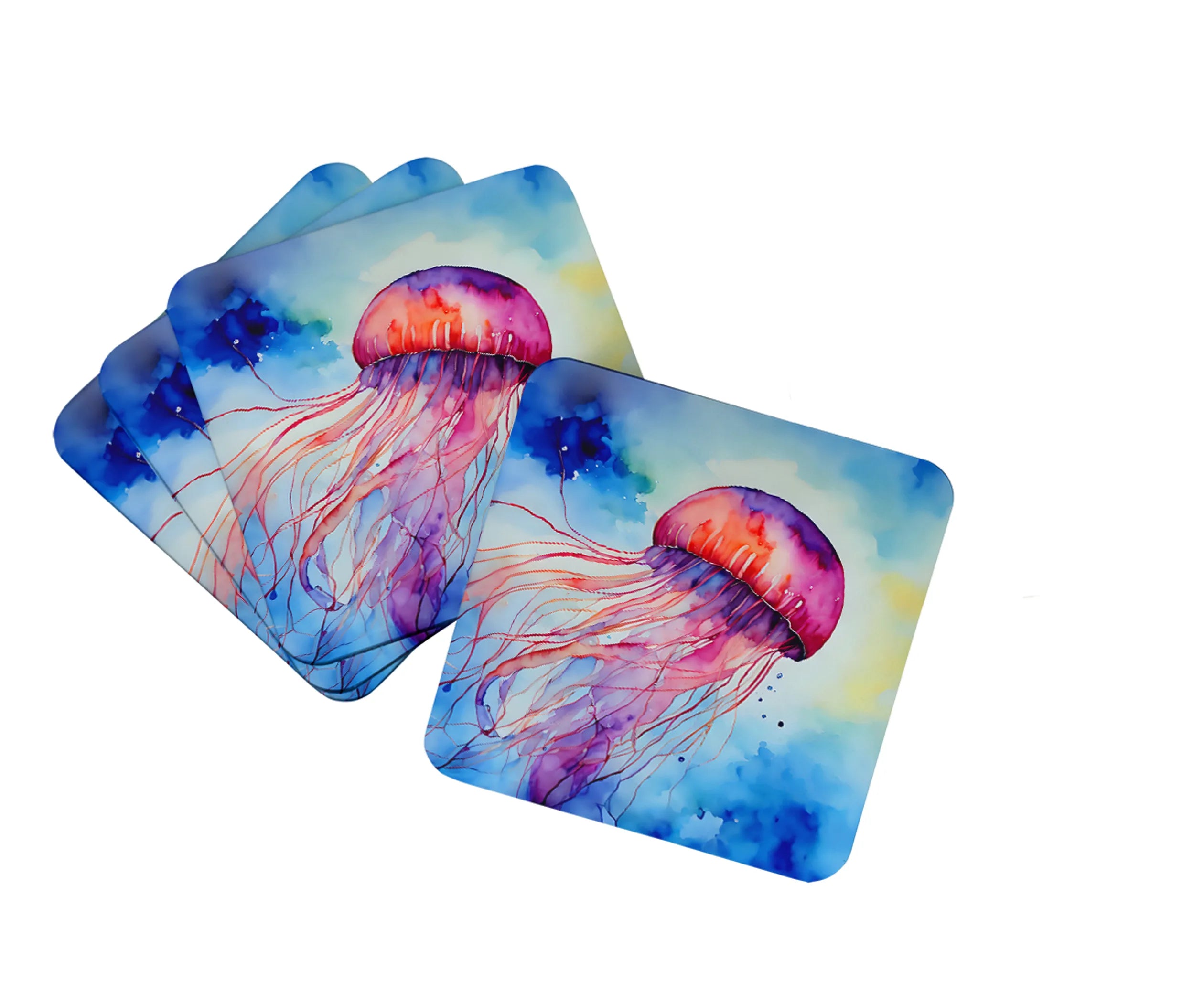 Nautical Collection Foam Coasters - Size: 3.5 | Pack Of: 1 | Collection name: Nautical collection