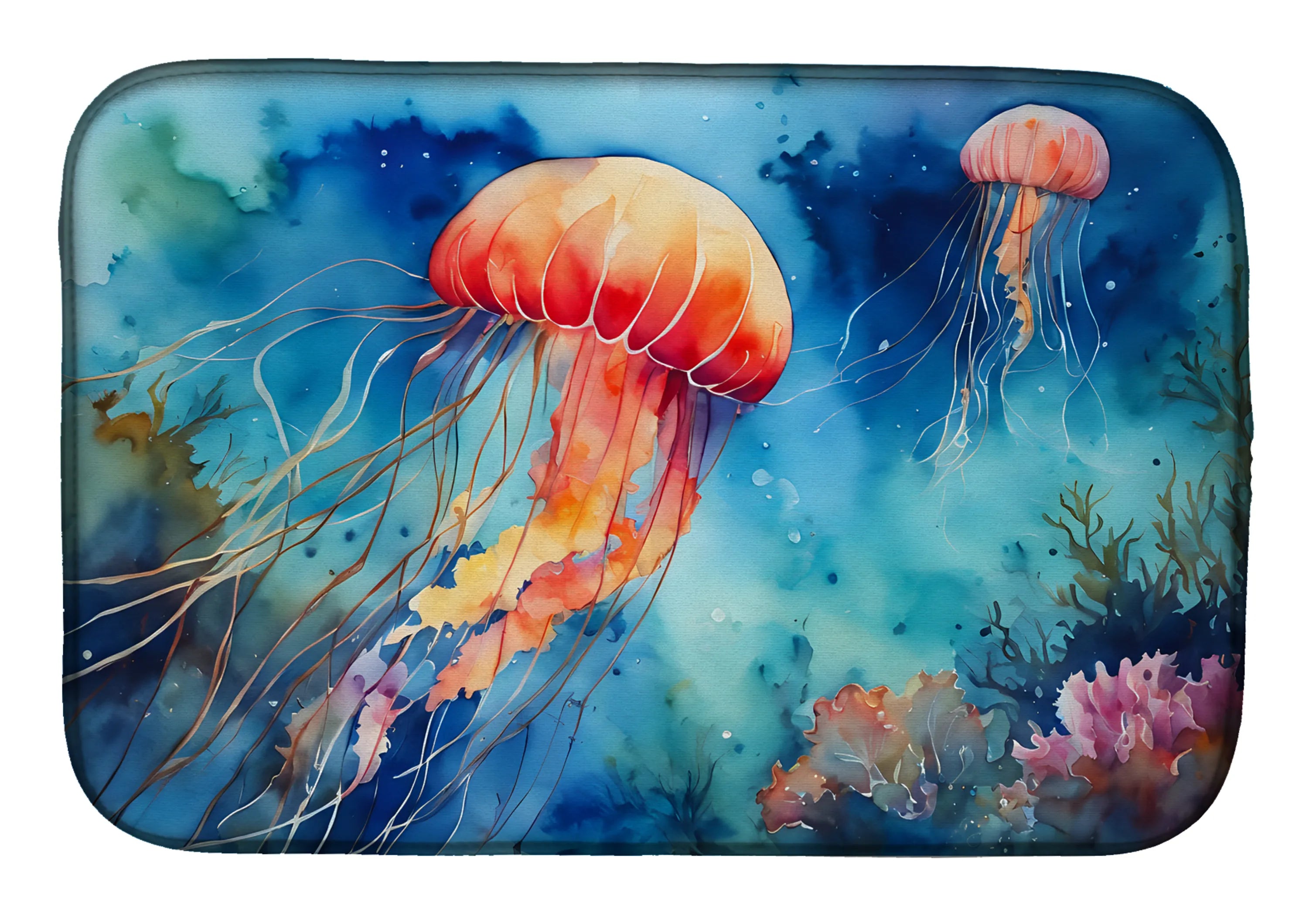 Nautical Collection Dish Drying Mat - Size: 14  X 21" | Pack Of: 1 | Collection name: Nautical collection