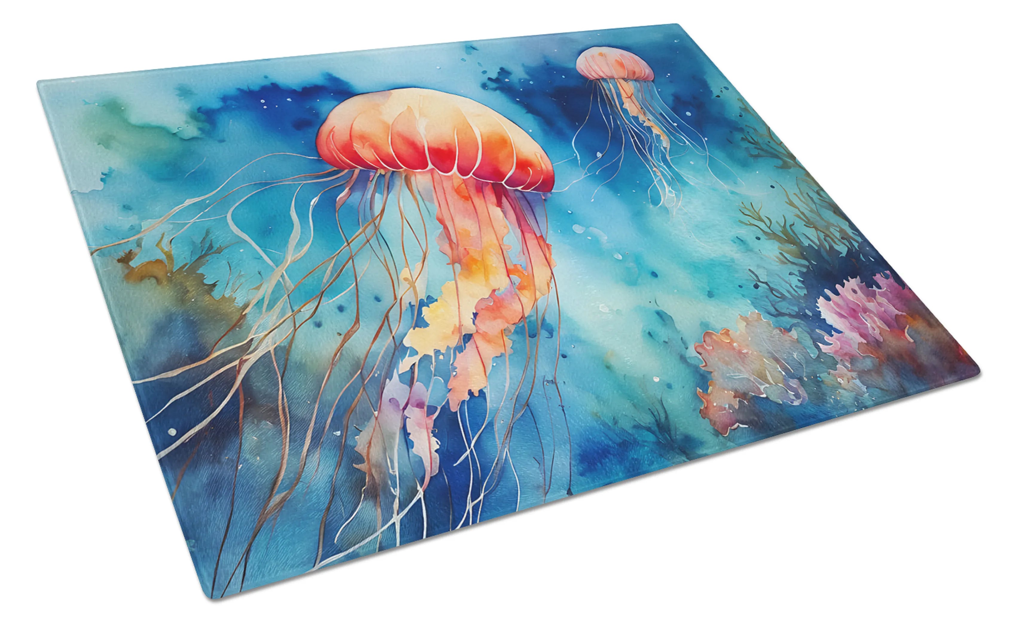 Nautical Collection Glass Cutting Board - Size: LARGE | Pack Of: 1 | Collection name: Nautical collection