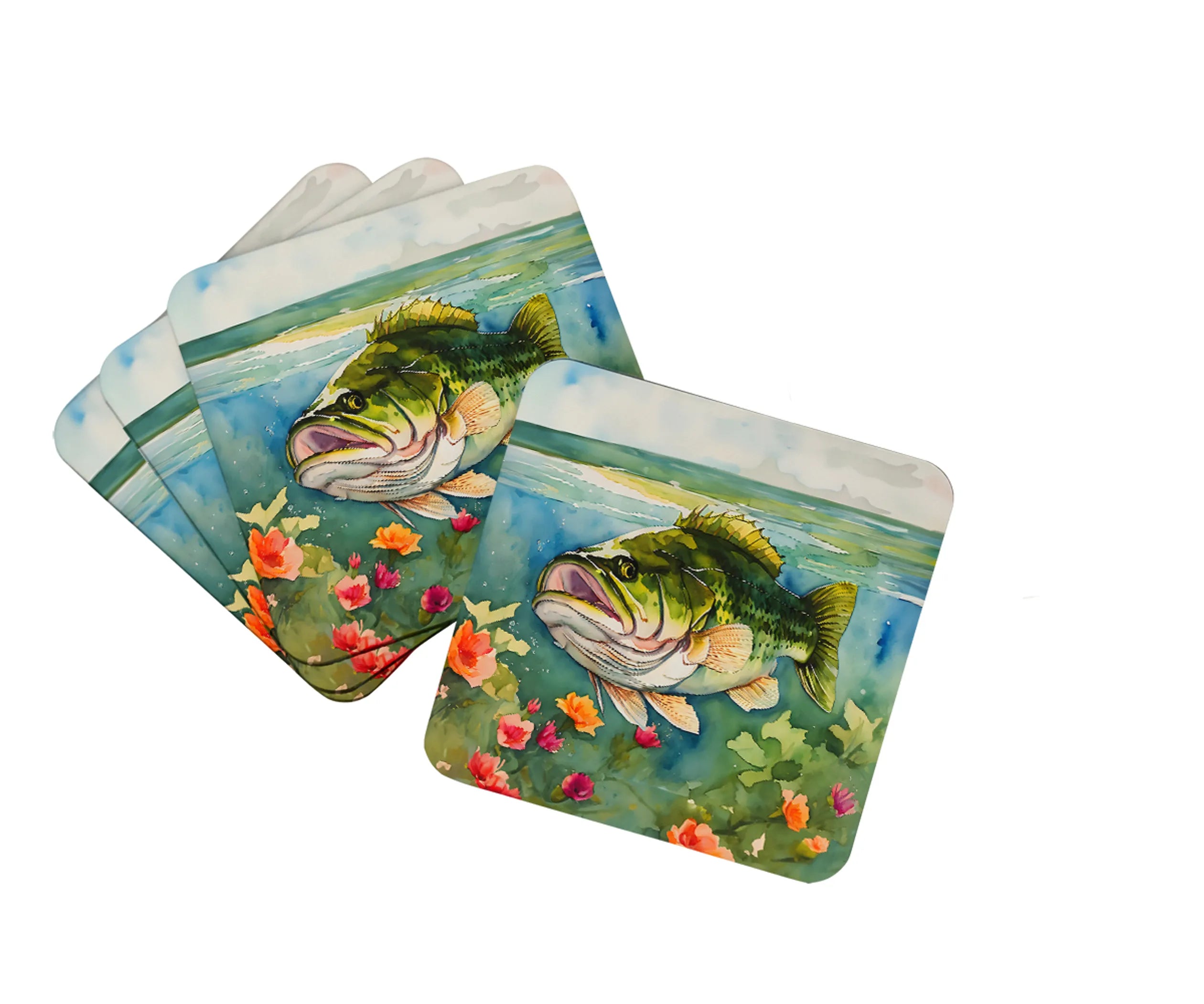 Nautical Collection Foam Coasters - Size: 3.5 | Pack Of: 1 | Collection name: Nautical collection
