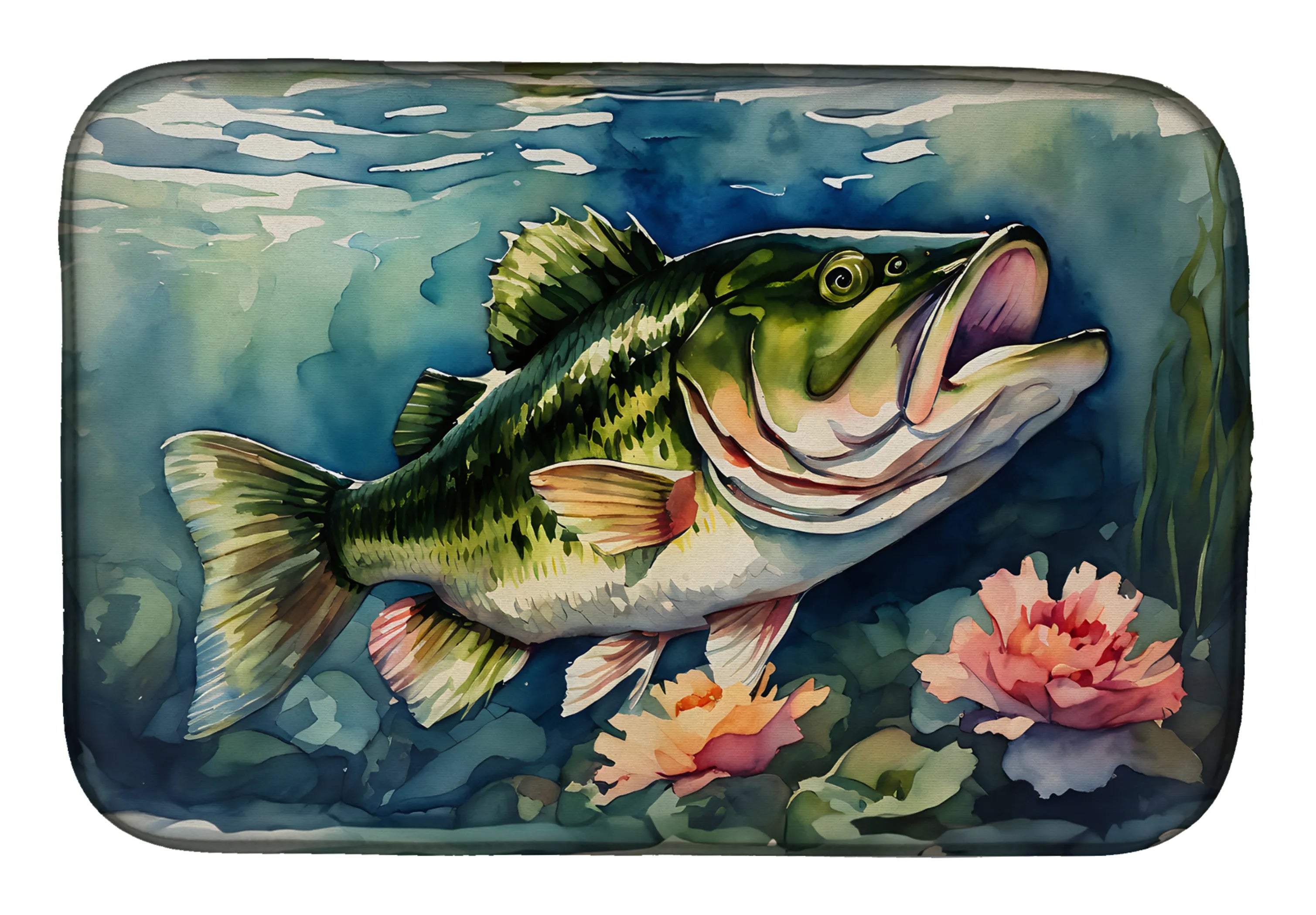 Nautical Collection Dish Drying Mat - Size: 14  X 21" | Pack Of: 1 | Collection name: Nautical collection