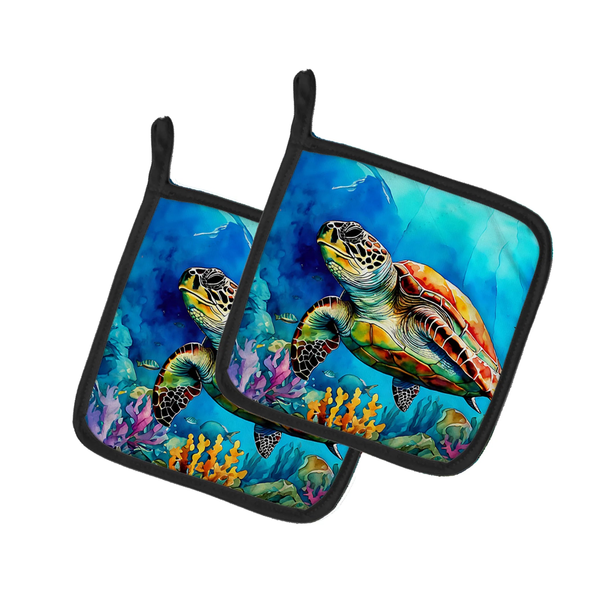 Nautical Collection Pair of Pot Holders - Size: 7.5HX7.5W | Pack Of: 1 | Collection name: Nautical collection