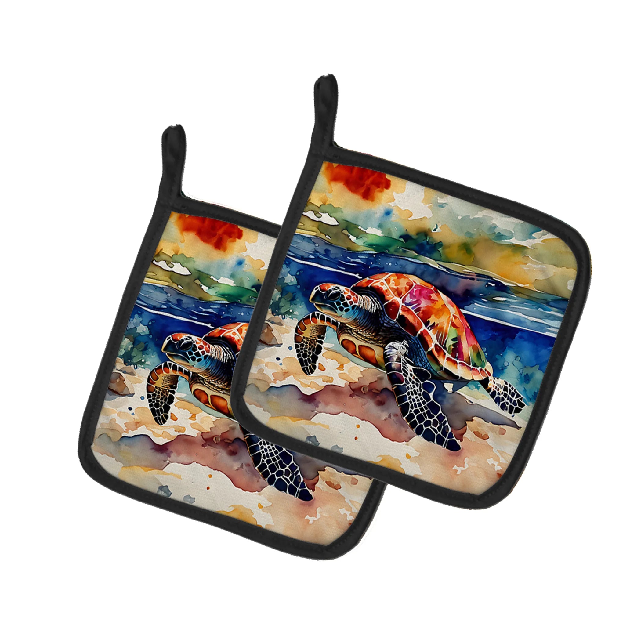 Nautical Collection Pair of Pot Holders - Size: 7.5HX7.5W | Pack Of: 1 | Collection name: Nautical collection