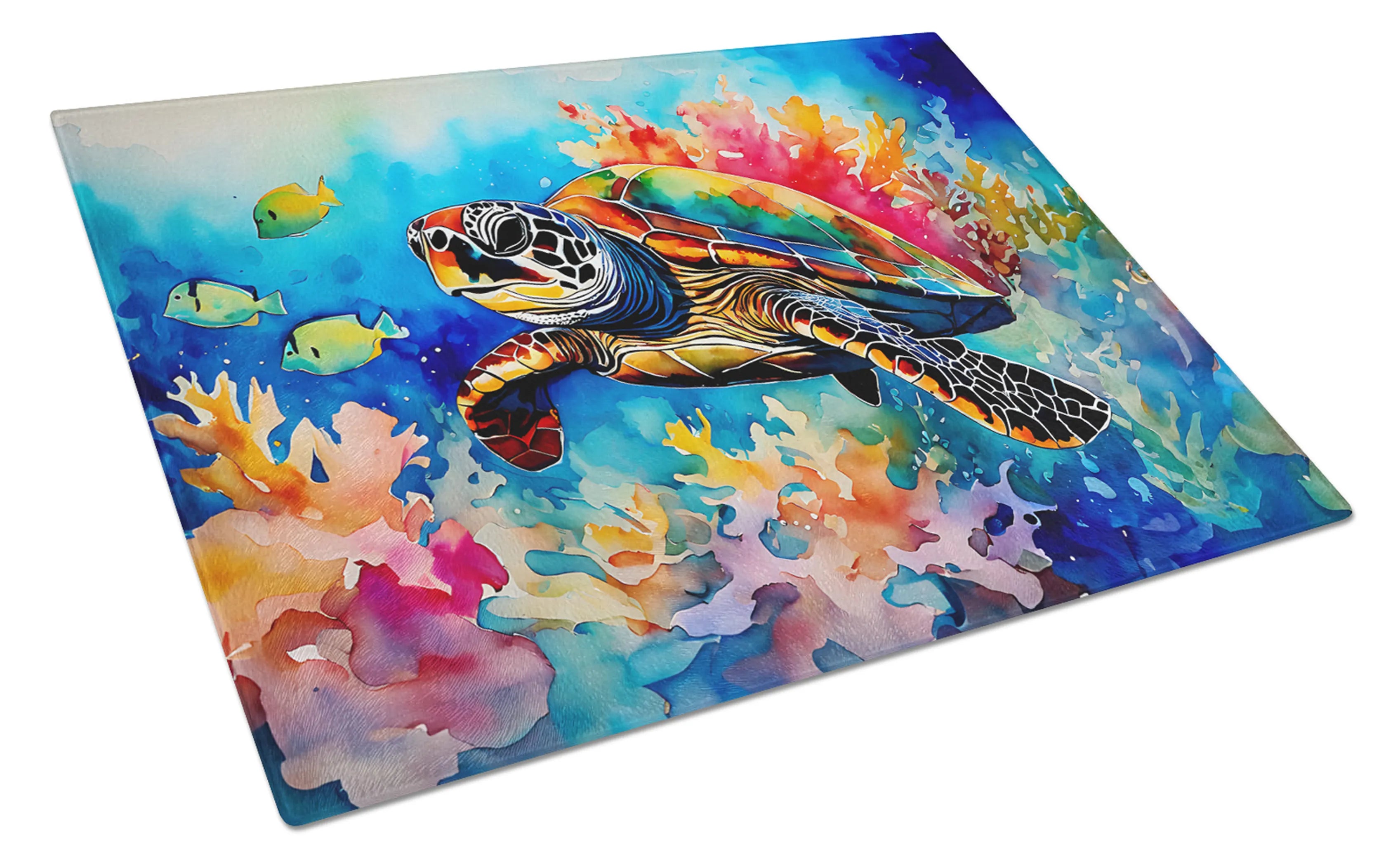 Nautical Collection Glass Cutting Board - Size: LARGE | Pack Of: 1 | Collection name: Nautical collection