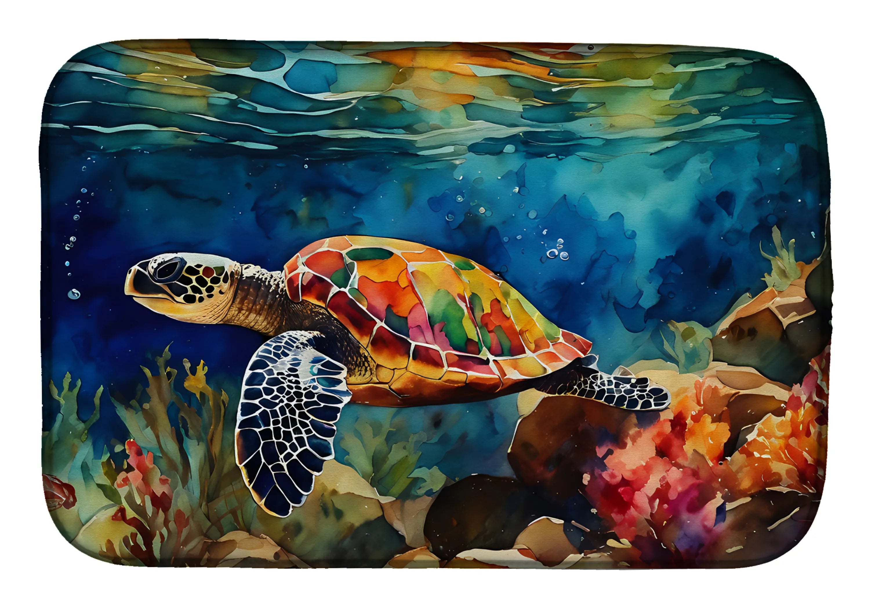 Nautical Collection Dish Drying Mat - Size: 14  X 21" | Pack Of: 1 | Collection name: Nautical collection