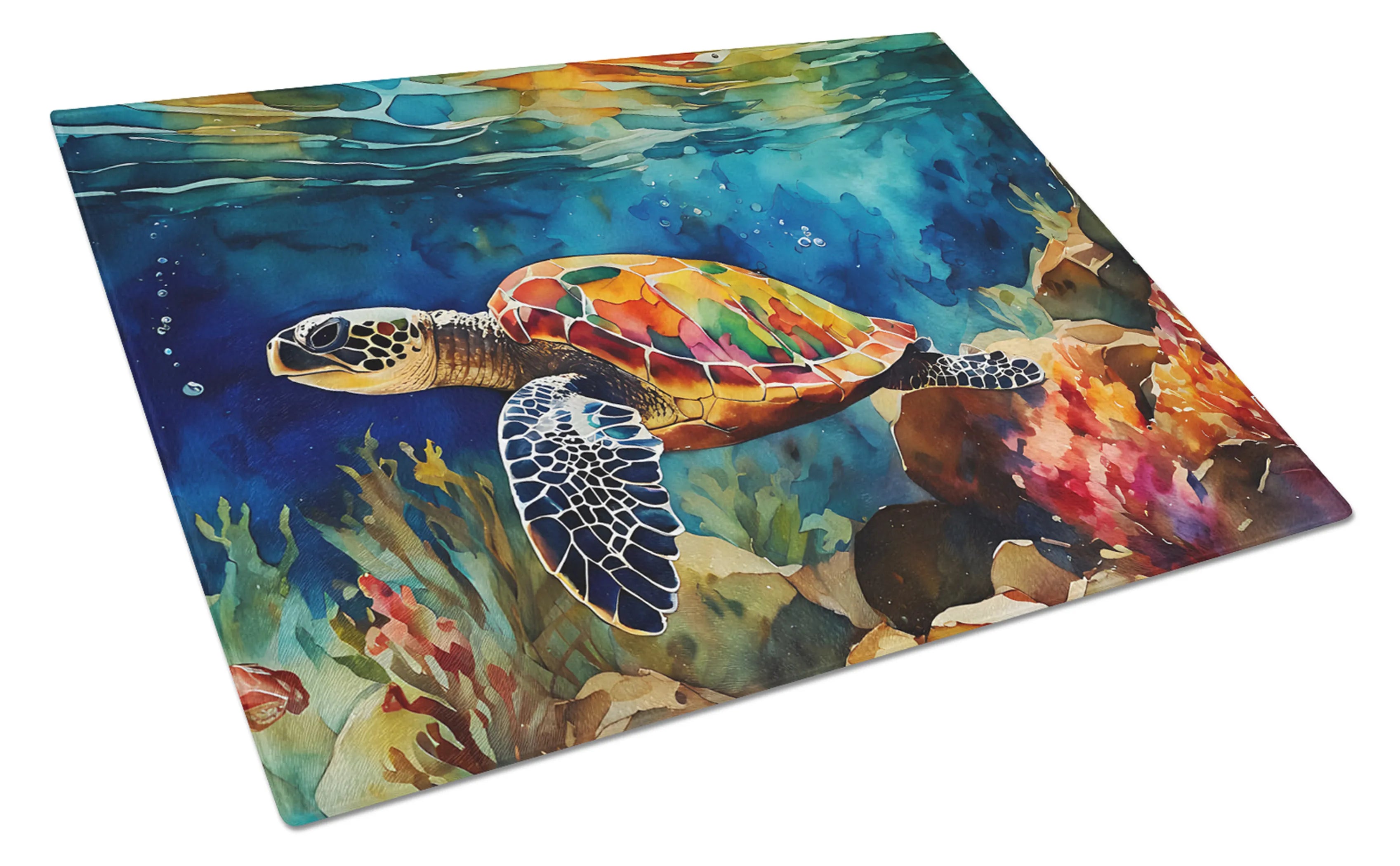 Nautical Collection Glass Cutting Board - Size: LARGE | Pack Of: 1 | Collection name: Nautical collection