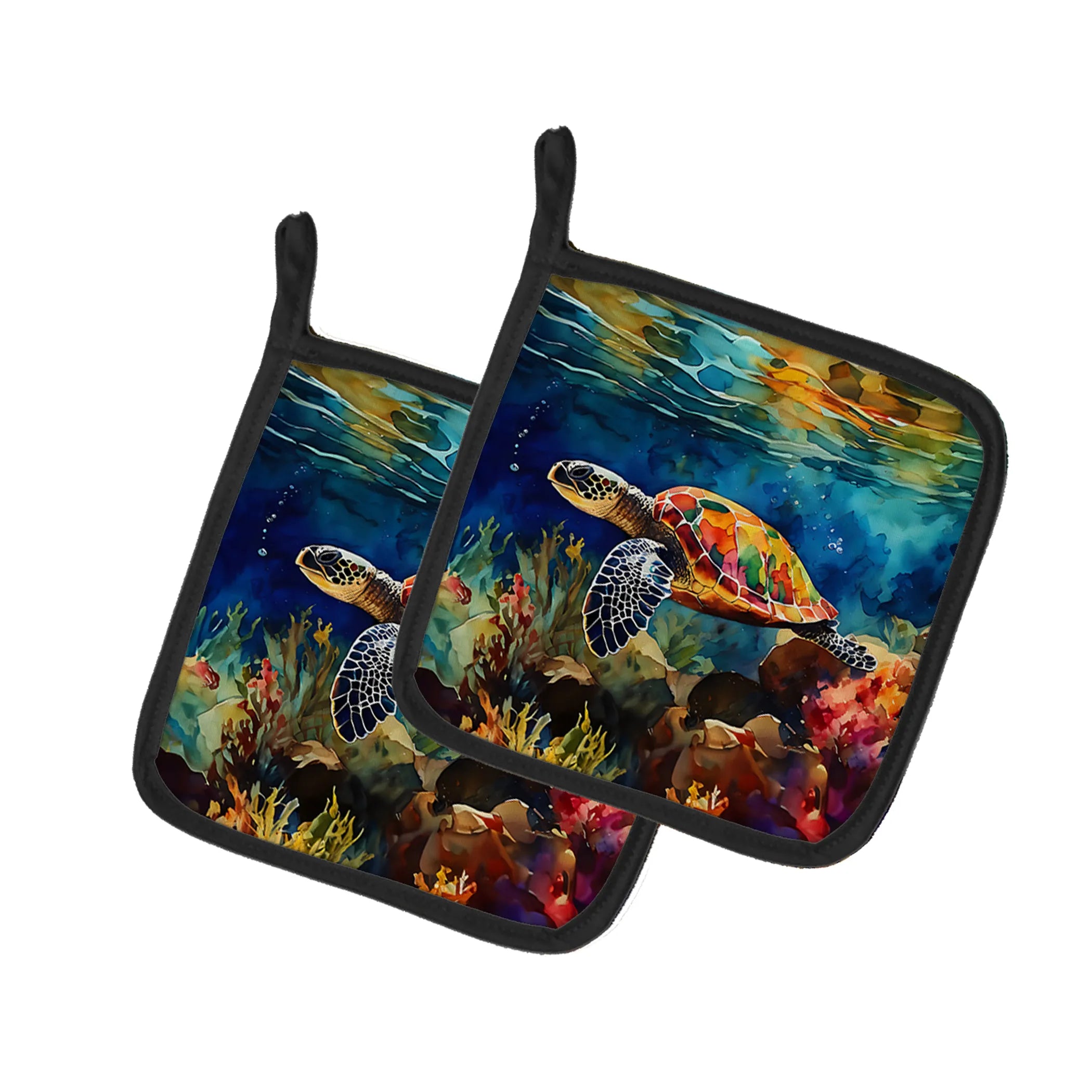 Nautical Collection Pair of Pot Holders - Size: 7.5HX7.5W | Pack Of: 1 | Collection name: Nautical collection