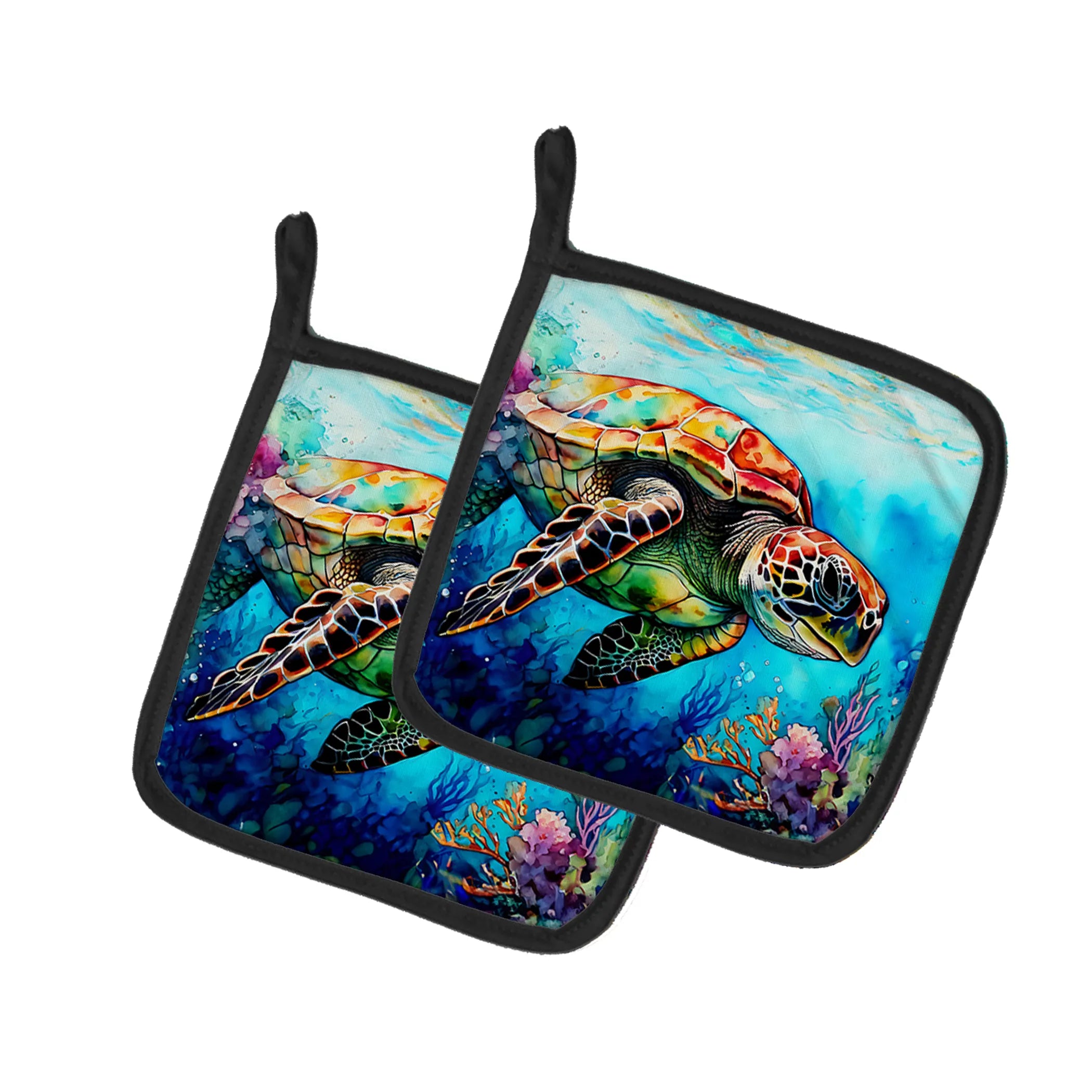 Nautical Collection Pair of Pot Holders - Size: 7.5HX7.5W | Pack Of: 1 | Collection name: Nautical collection