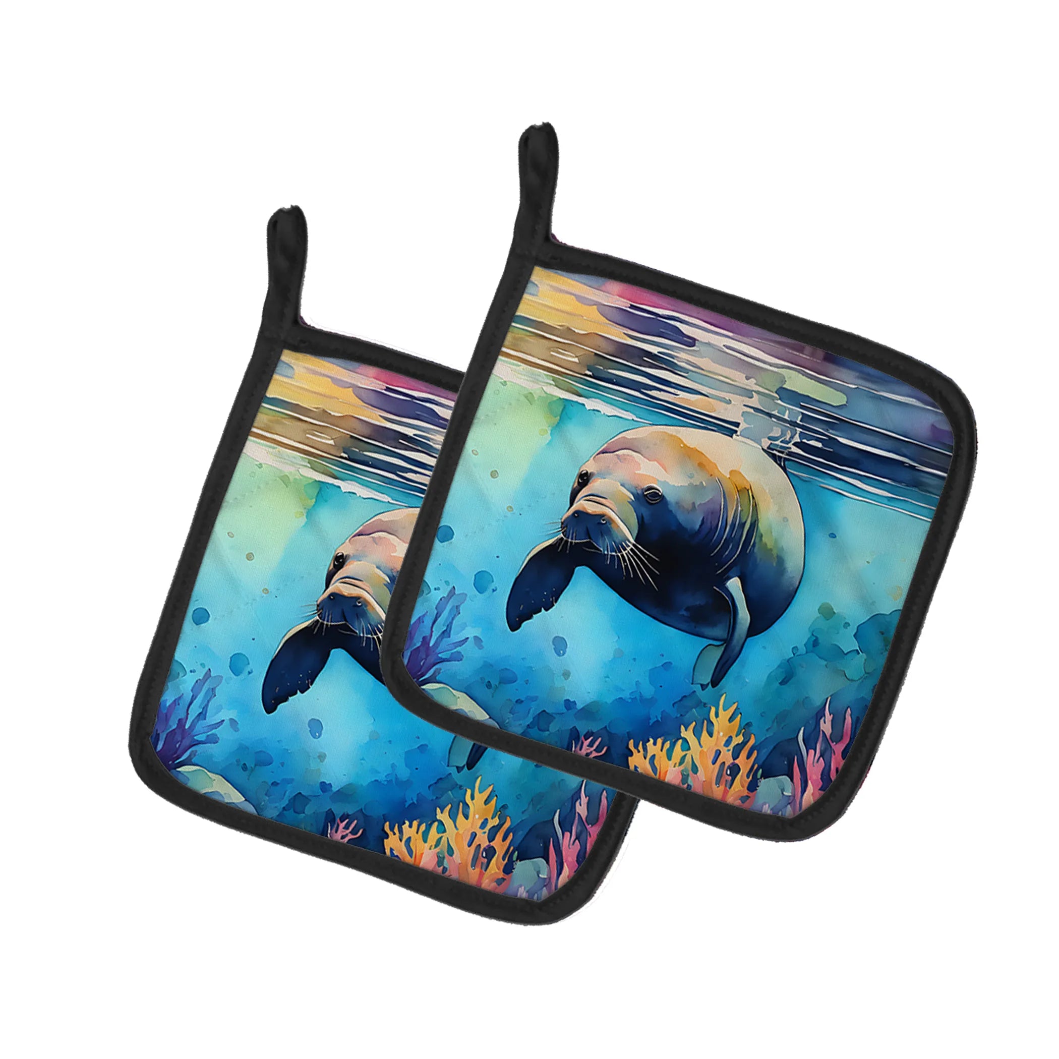 Nautical Collection Pair of Pot Holders - Size: 7.5HX7.5W | Pack Of: 1 | Collection name: Nautical collection