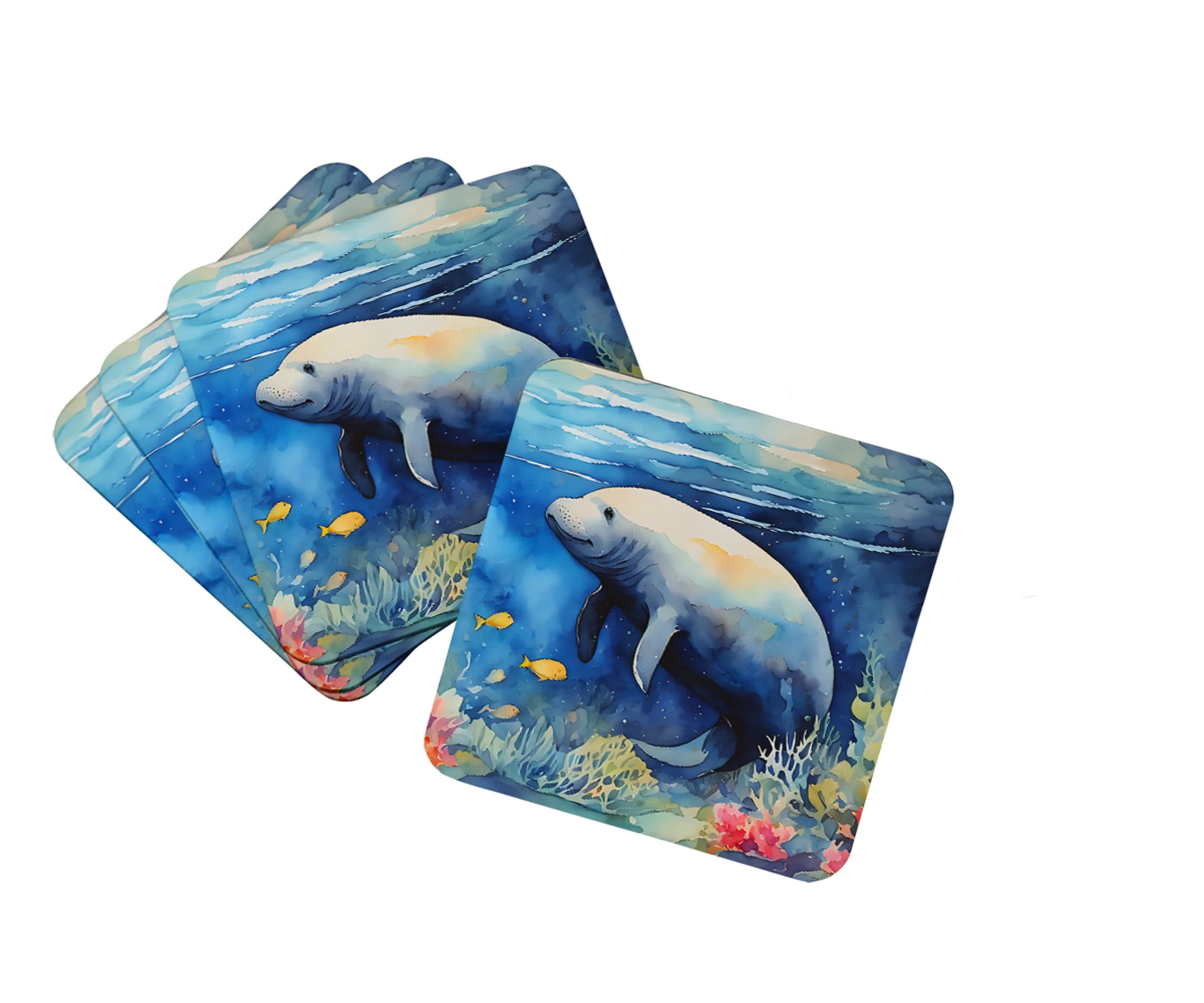 Nautical Collection Foam Coasters - Size: 3.5 | Pack Of: 1 | Collection name: Nautical collection