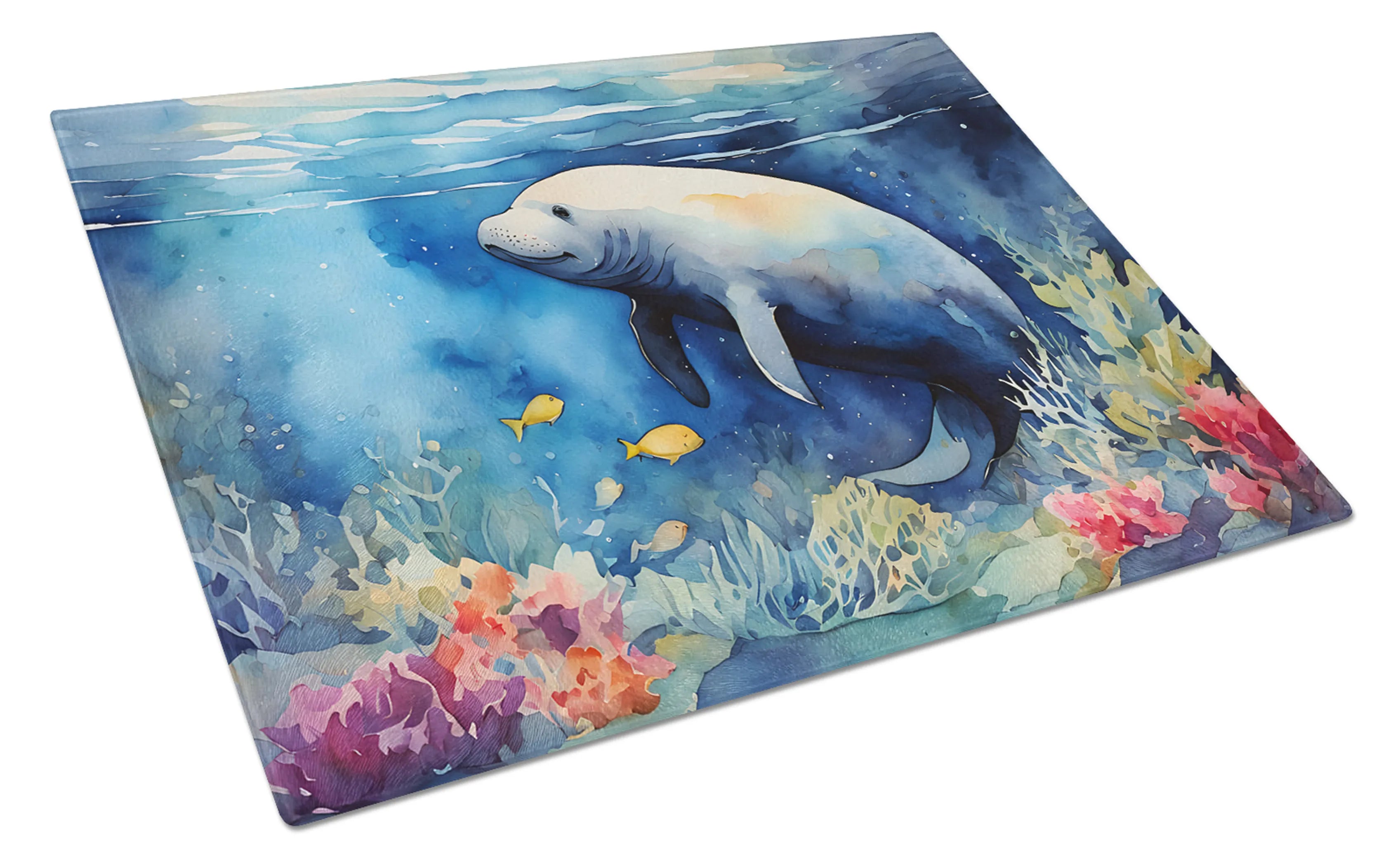 Nautical Collection Glass Cutting Board - Size: LARGE | Pack Of: 1 | Collection name: Nautical collection