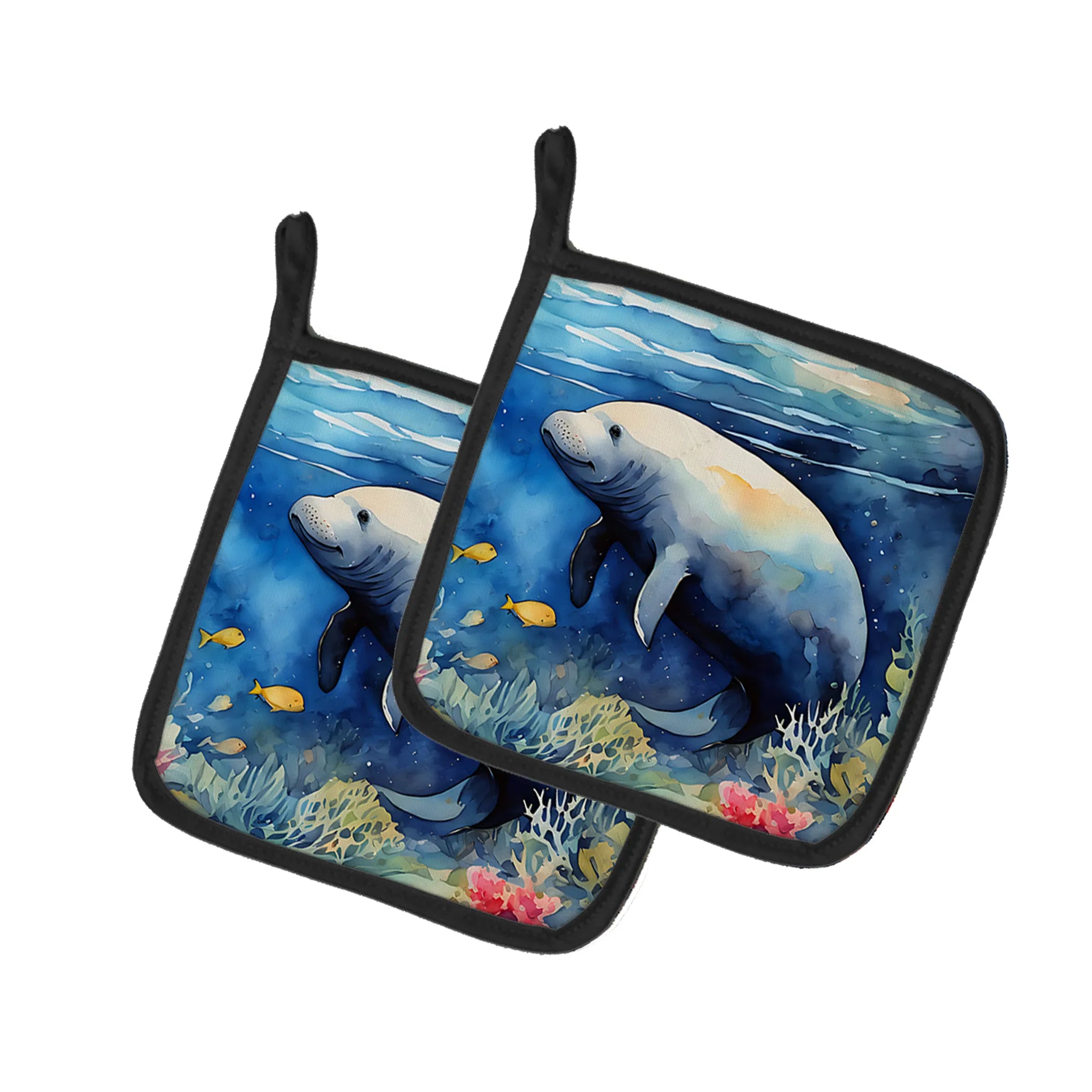 Nautical Collection Pair of Pot Holders - Size: 7.5HX7.5W | Pack Of: 1 | Collection name: Nautical collection